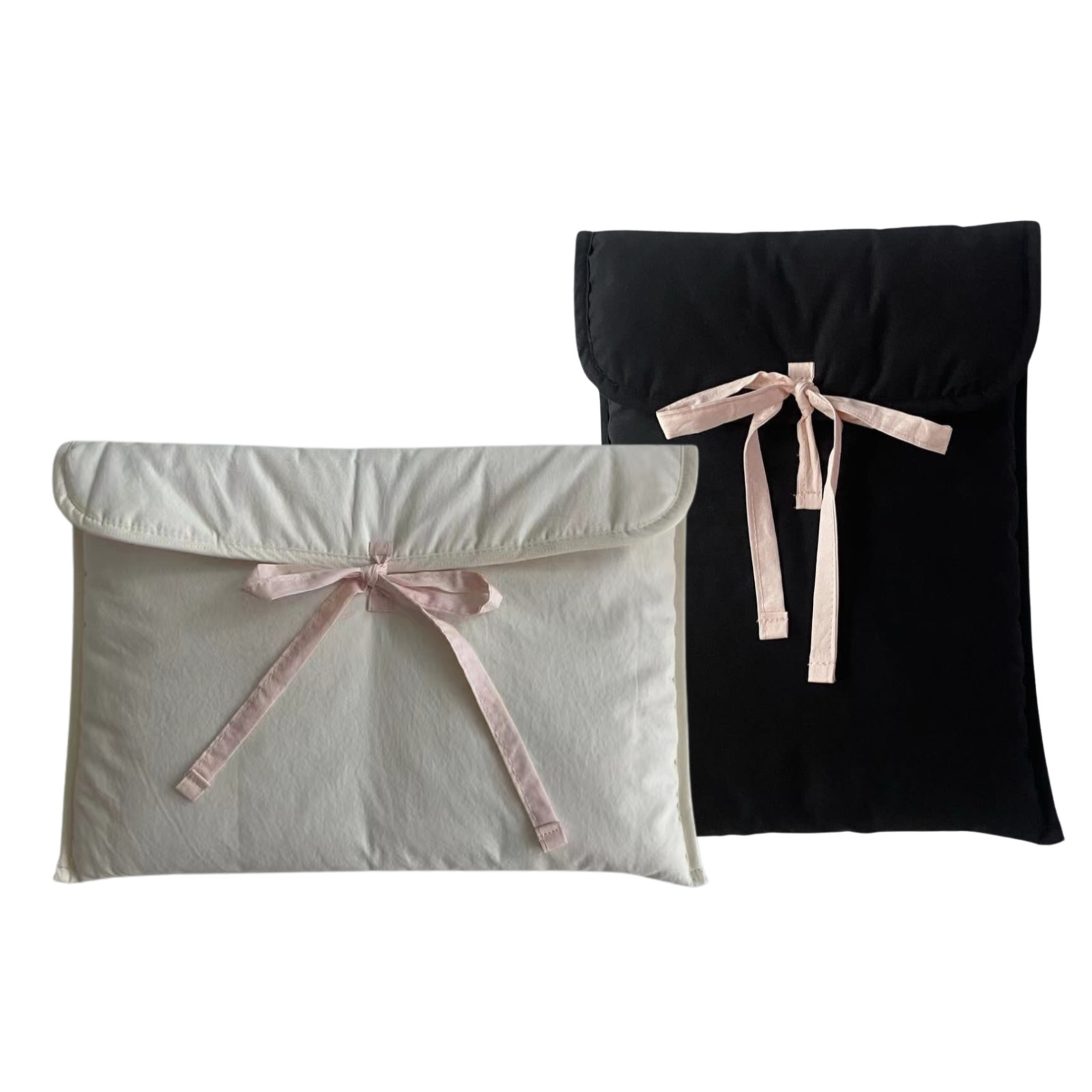Puffy Laptop Sleeve for Women, Aesthetic Quilted Soft Pillow Laptop Carrying Bag
