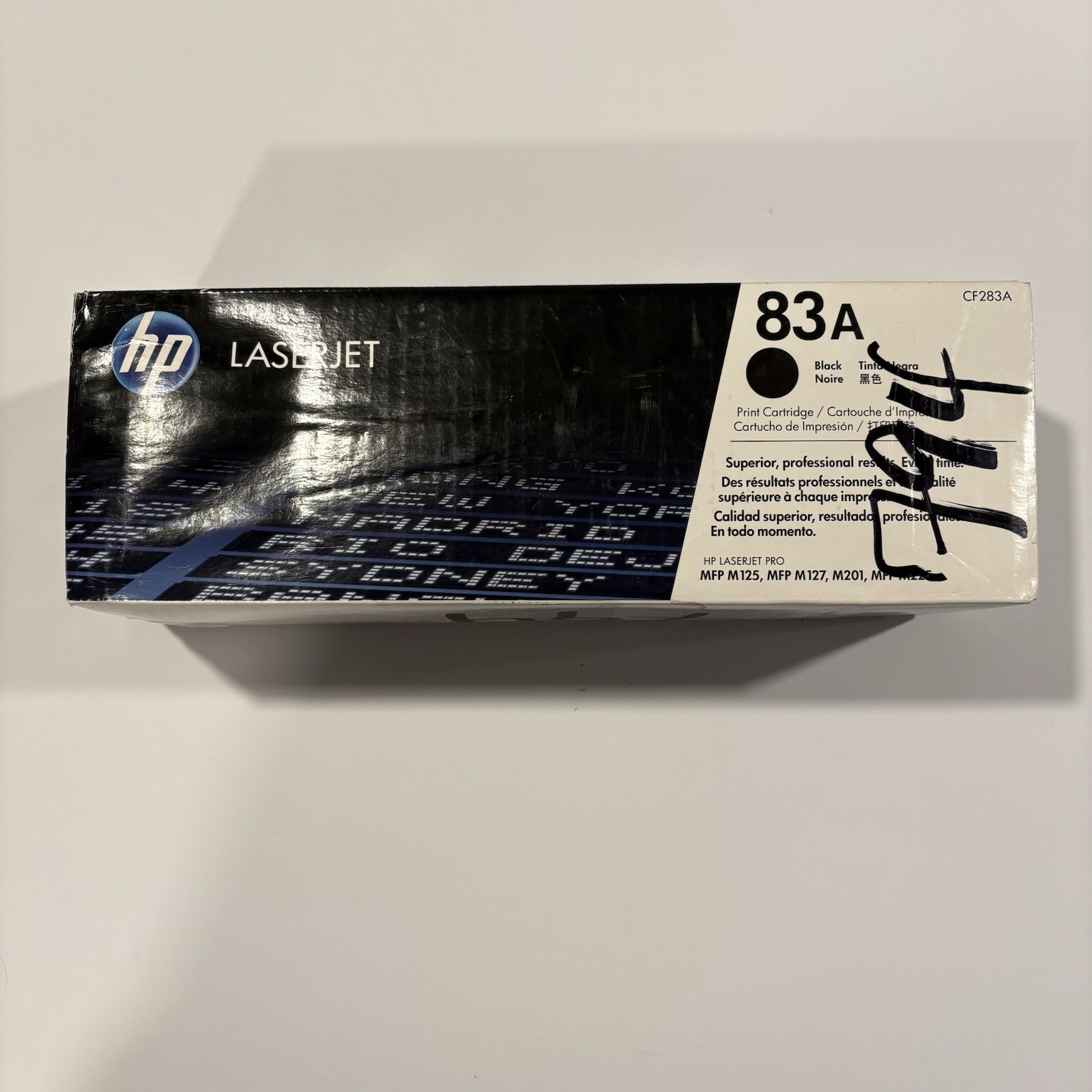 HP 83A Black Original LaserJet Standard Toner Cartridge CF283A New EXPIRED