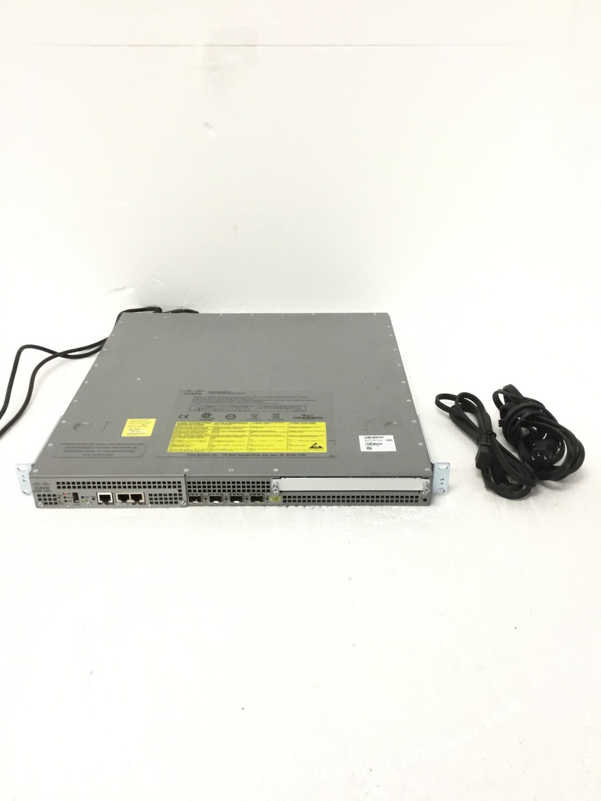 Cisco ASR1001 V02 ASR1000 Series Router 4-Port w/ Dual 400W PSUs Rack Ears WORKS