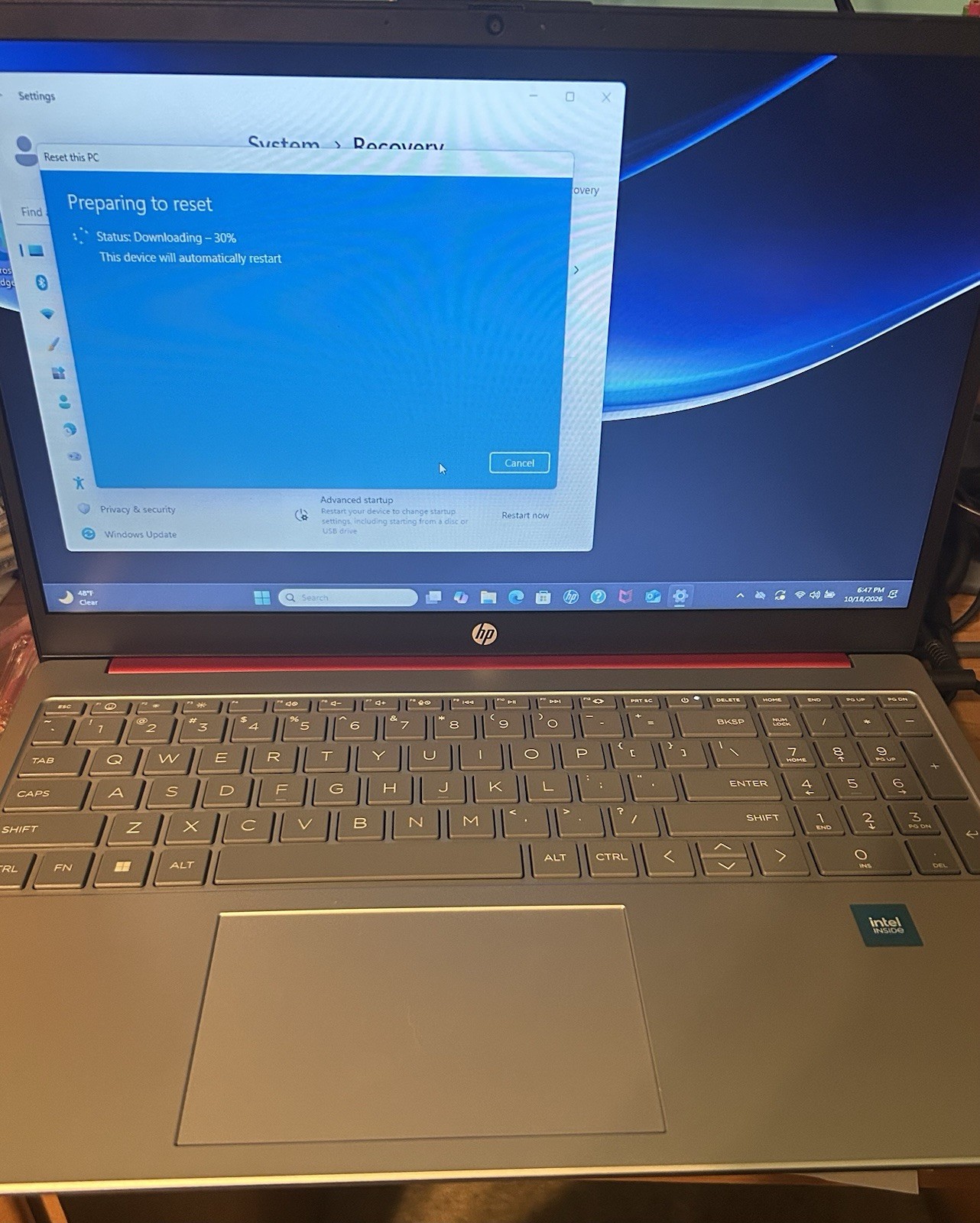 HP 15-fd0083wm 15.6" Laptop Intel N200 4GB 128GB UFS Win11 S HDMI USB-C