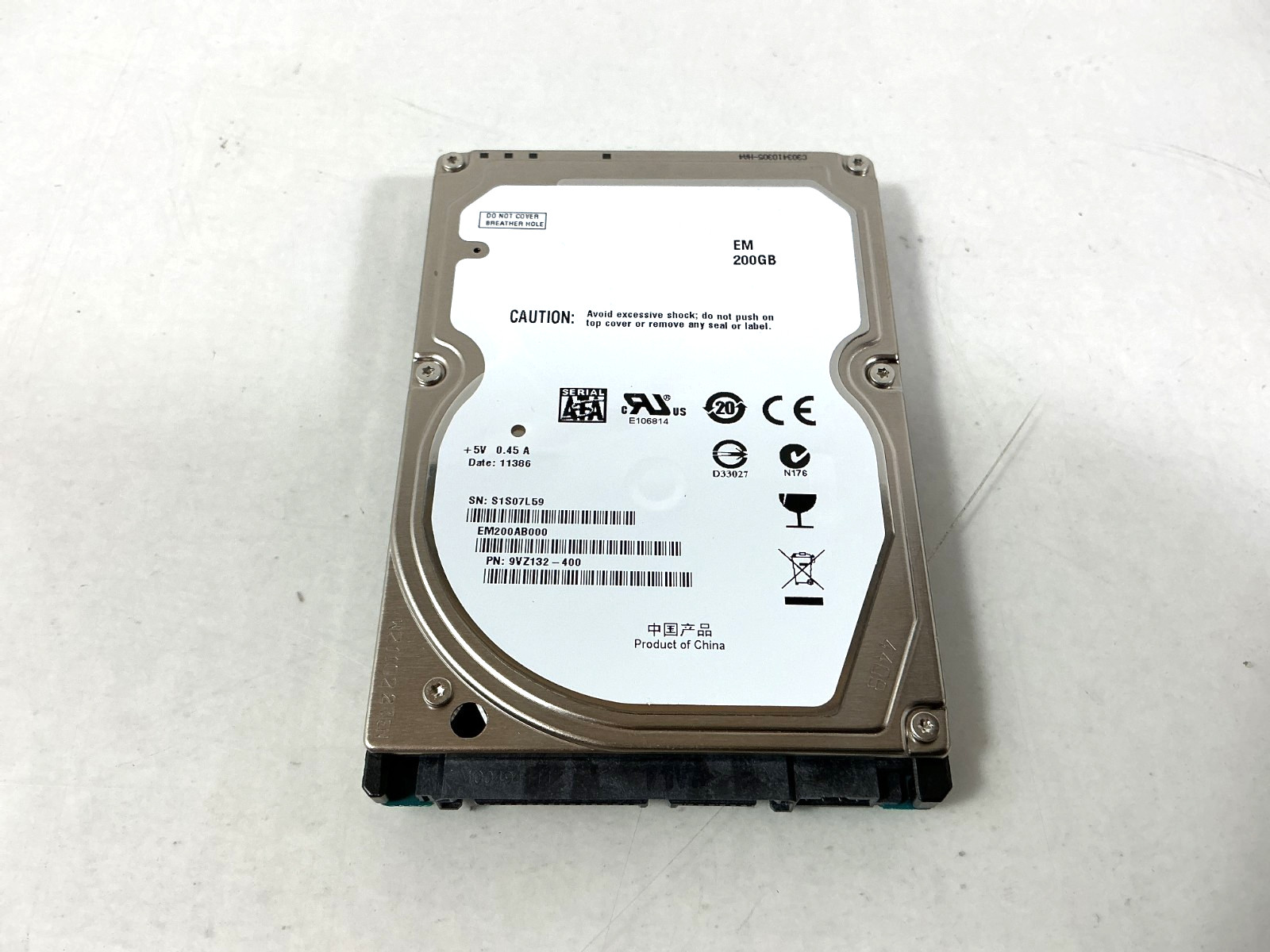 Seagate 200GB 2.5" SATA 5400RPM Laptop Hard Drive - EM200AB000