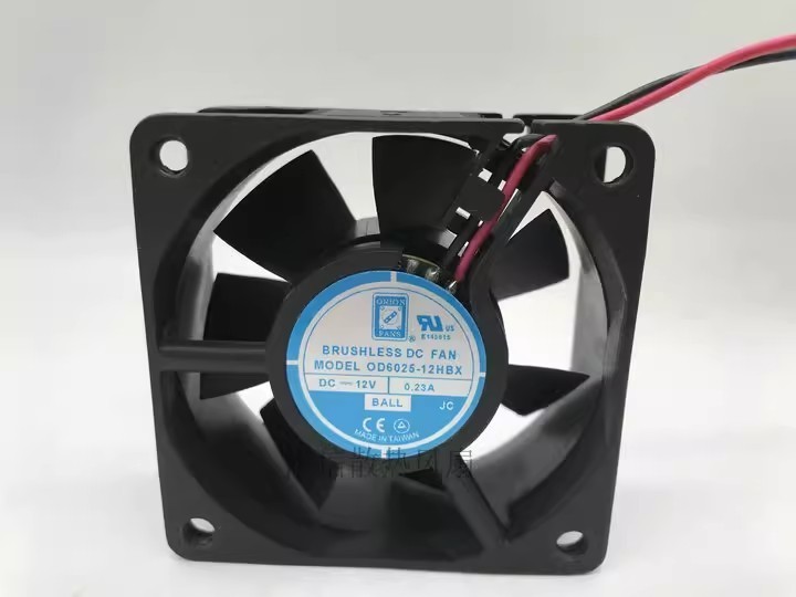 1PCS Genuine ORION OD6025-12HBX DC12V 0.23A 6025 2-Wire Cooling Fan