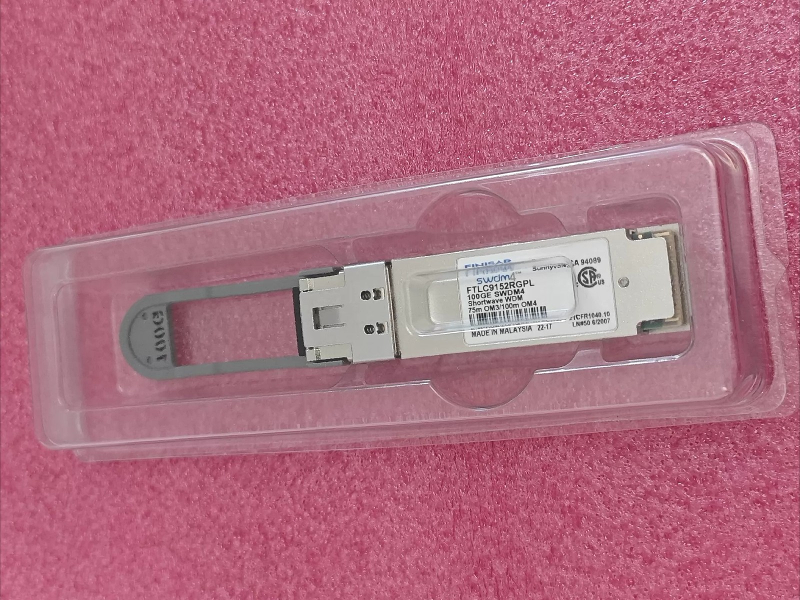 1PC Finisar FTLC9152RGPL 100G 100m SWDM4 QSFP28 LC MMF Transceiver Module