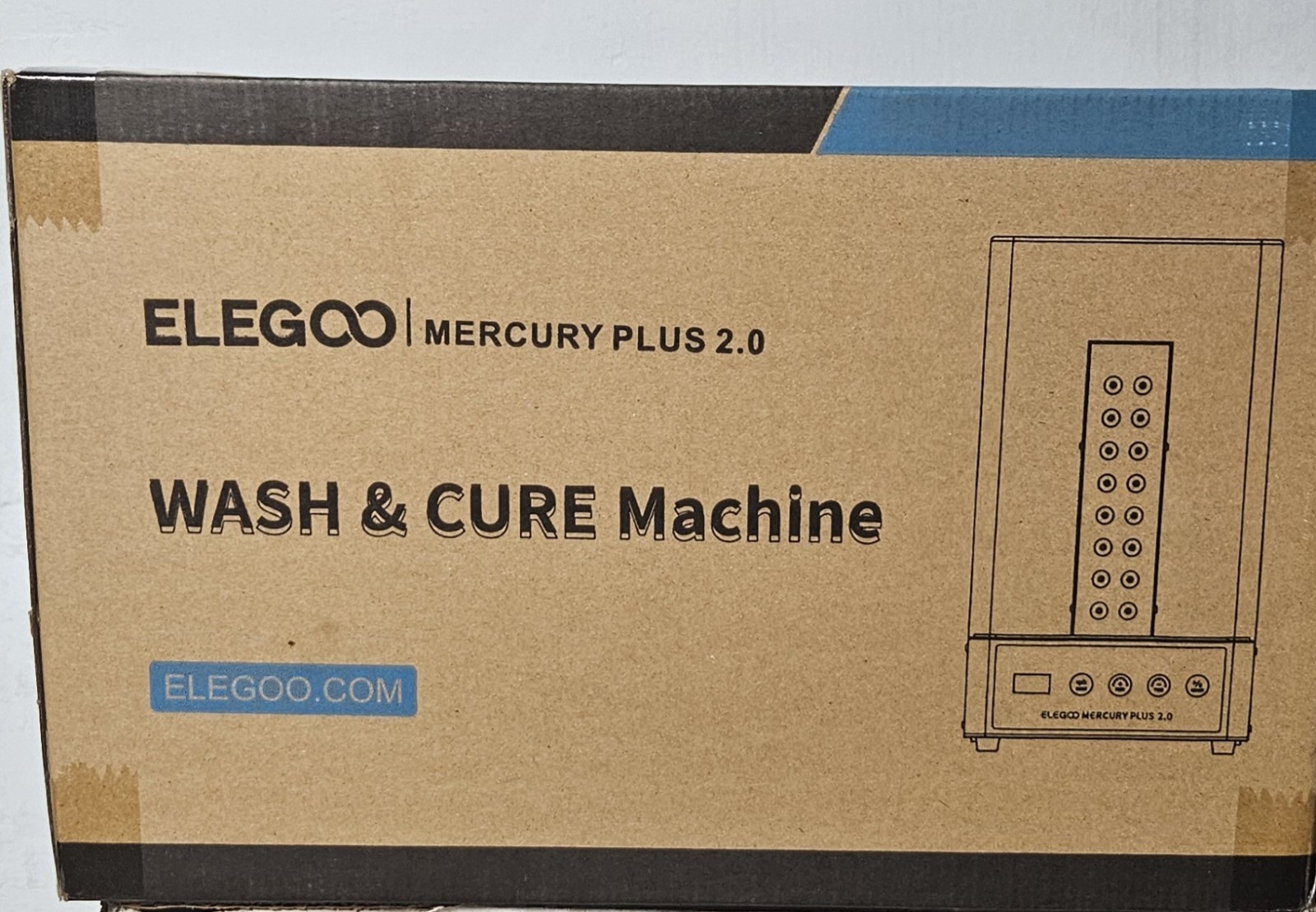【NEW】ELEGOO Mercury Plus 2 IN 1 Wash and Curing Machine V2.0 for SLA 3D Printer
