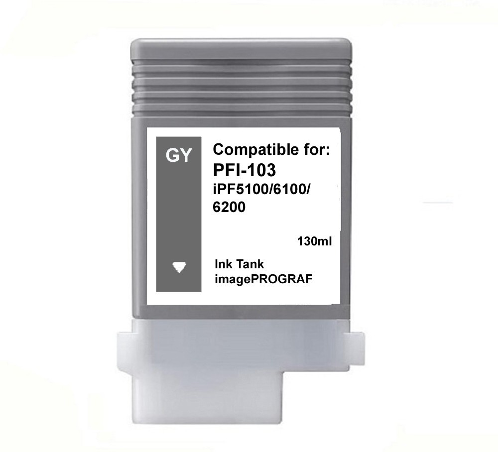 PFI-103 GY Gray Ink Cartridge Fit Canon iPF  5100 6100 6200 PFI-103GY