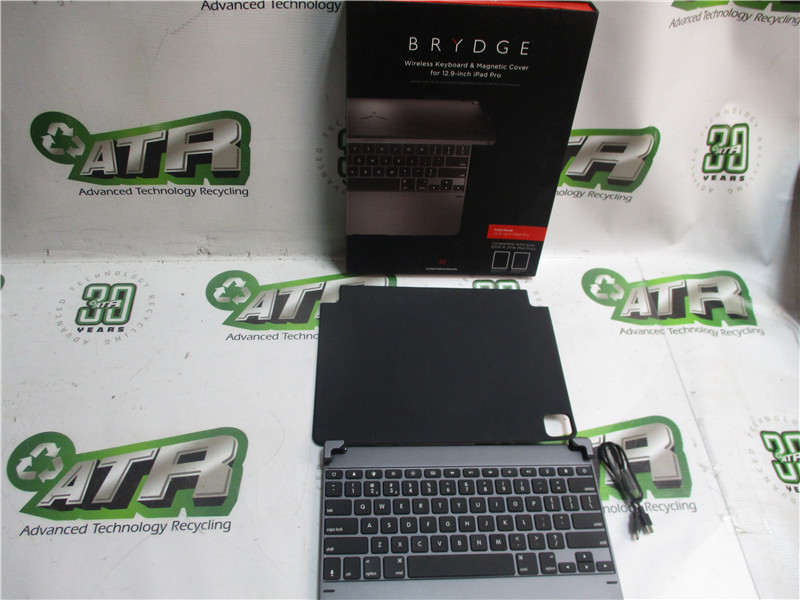 Brydge BRY6022-B Wireless Keyboard for 12.9 iPad Pro 3rd 4th Gen Space Gray