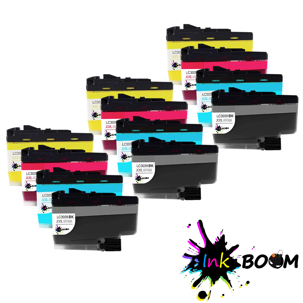 12 Ink Cartridge fits Brother LC3039 LC-3039XXL MFC-J5845DW MFC-J6945DW J5945DW