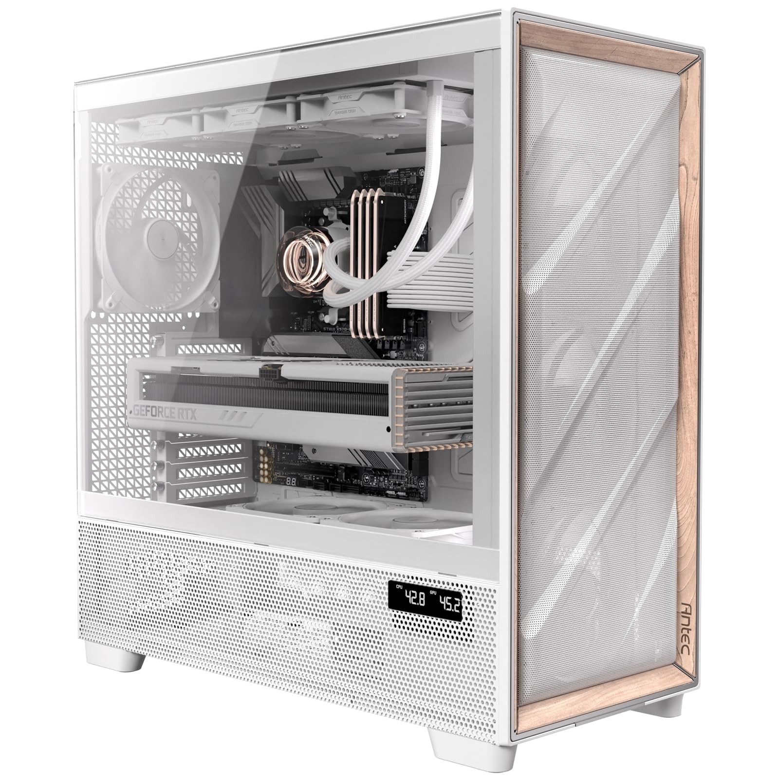 Antec FLUXPROWHITE Flux Pro Full-Tower E-ATX PC Case White