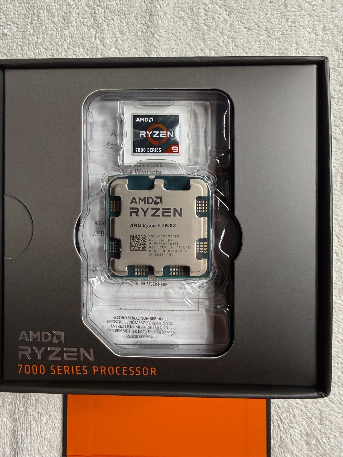 Open Box AMD Ryzen 9 7900x CPU Processor 5.6GHz LGA 1718 12-Cores Socket AM5