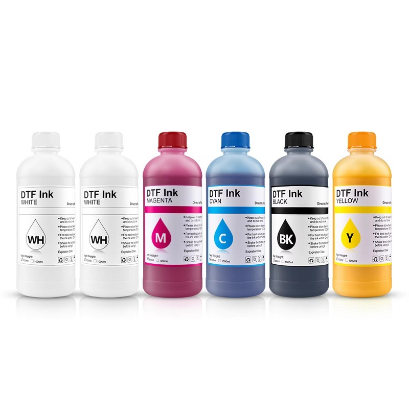 US 6*500ML DTF Ink for XP600 I3200 I1600 L1800 1390 P800 L805 XP-15000 TX800