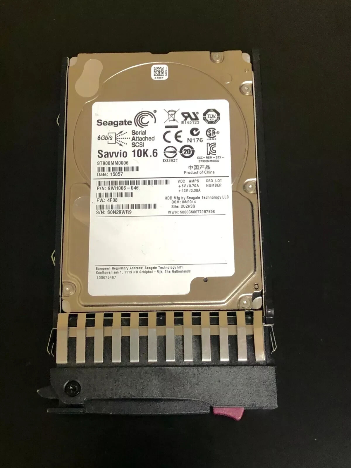 HP COMPATIBLE 619291-B21 900GB 6G SAS 10K 2.5in G7 DP ENT HDD 619463-001