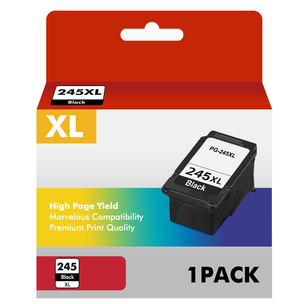 1 PG-245XL PG 245XL | Black Ink Cartridge | for Canon PIXMA Printer | High Yield