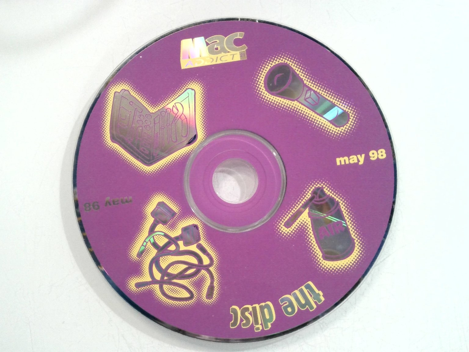 Mac Addict The Disc May 98 CD-ROM Vintage Macintosh Software