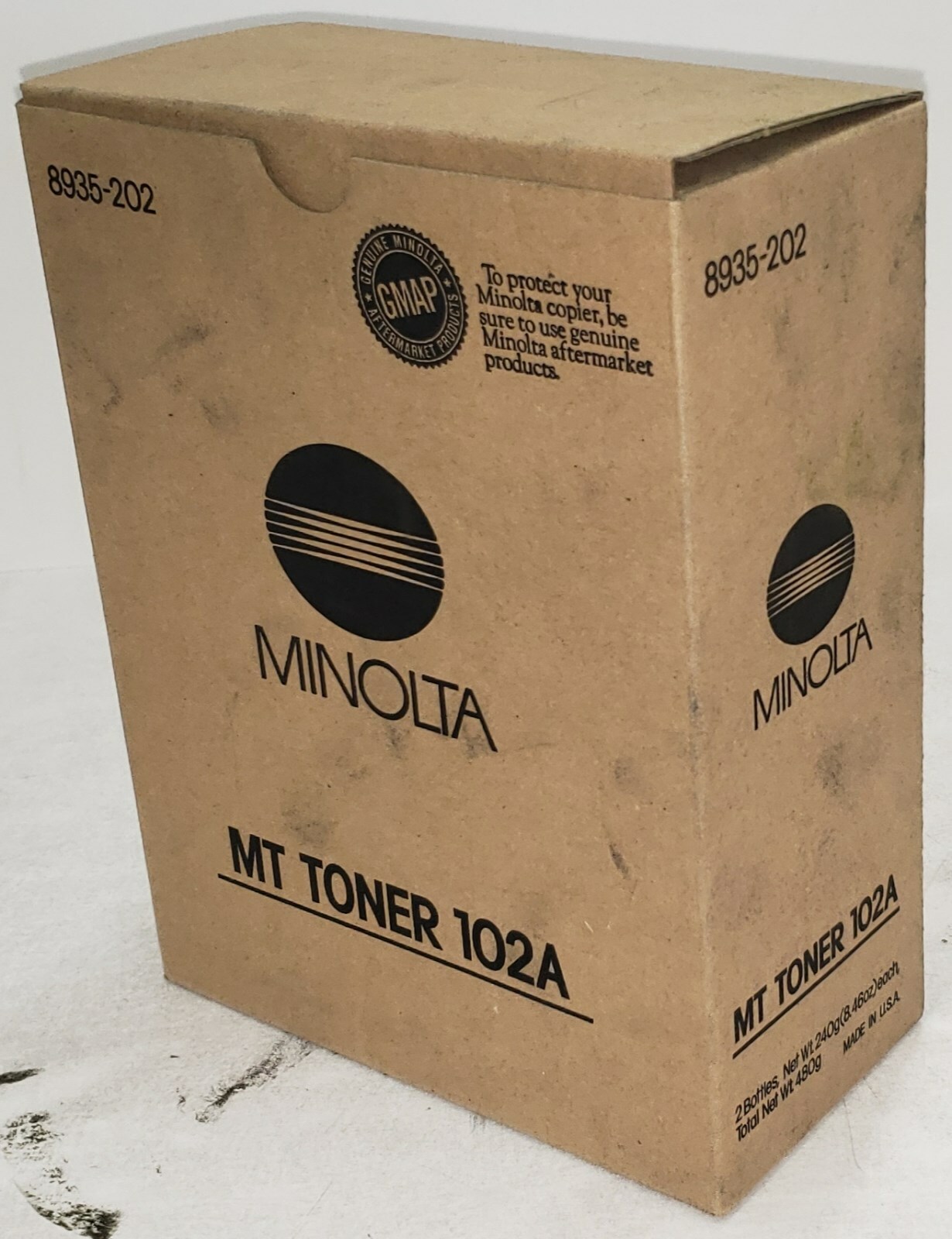 Genuine Konica Minolta MT Toner 102A (8935-202) - 2 Pack - Brand New OEM