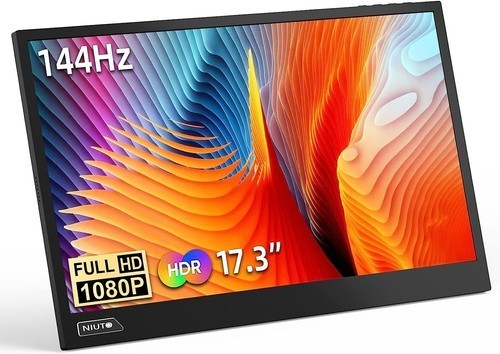 17.3'' Portable Monitor – 1080p USB‑C / Mini HDMI - Travel Case included