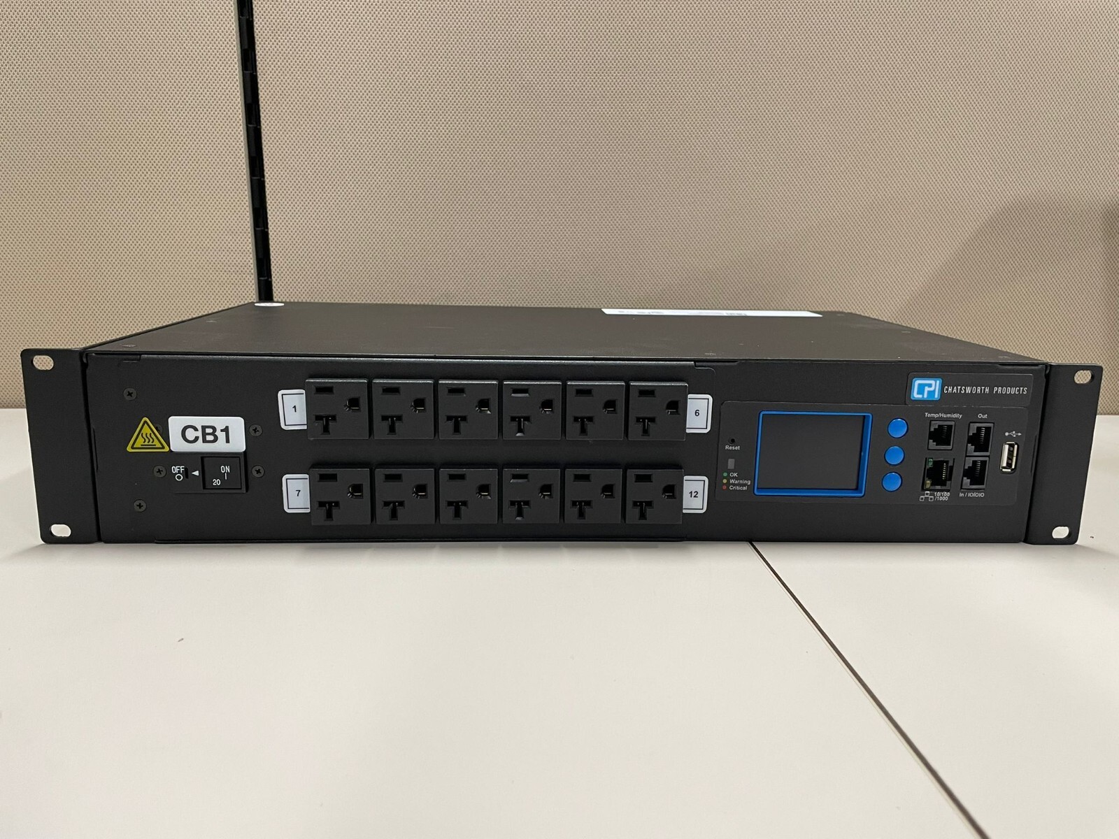 CPI P3-5A1W5 | Monitored Horizontal eConnect PDU