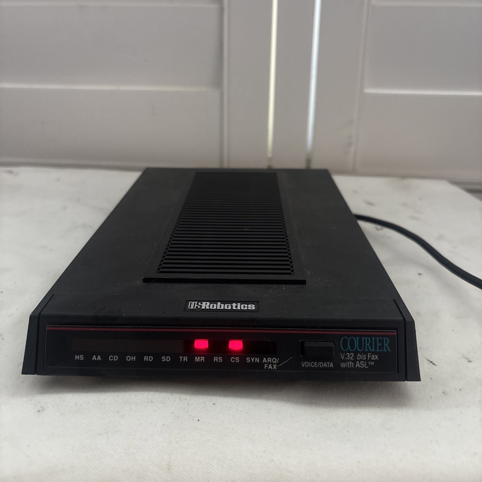 U.S. Robotics Courier V.32 Bis Fax  With ASL Works  With Power Cord Tested Works