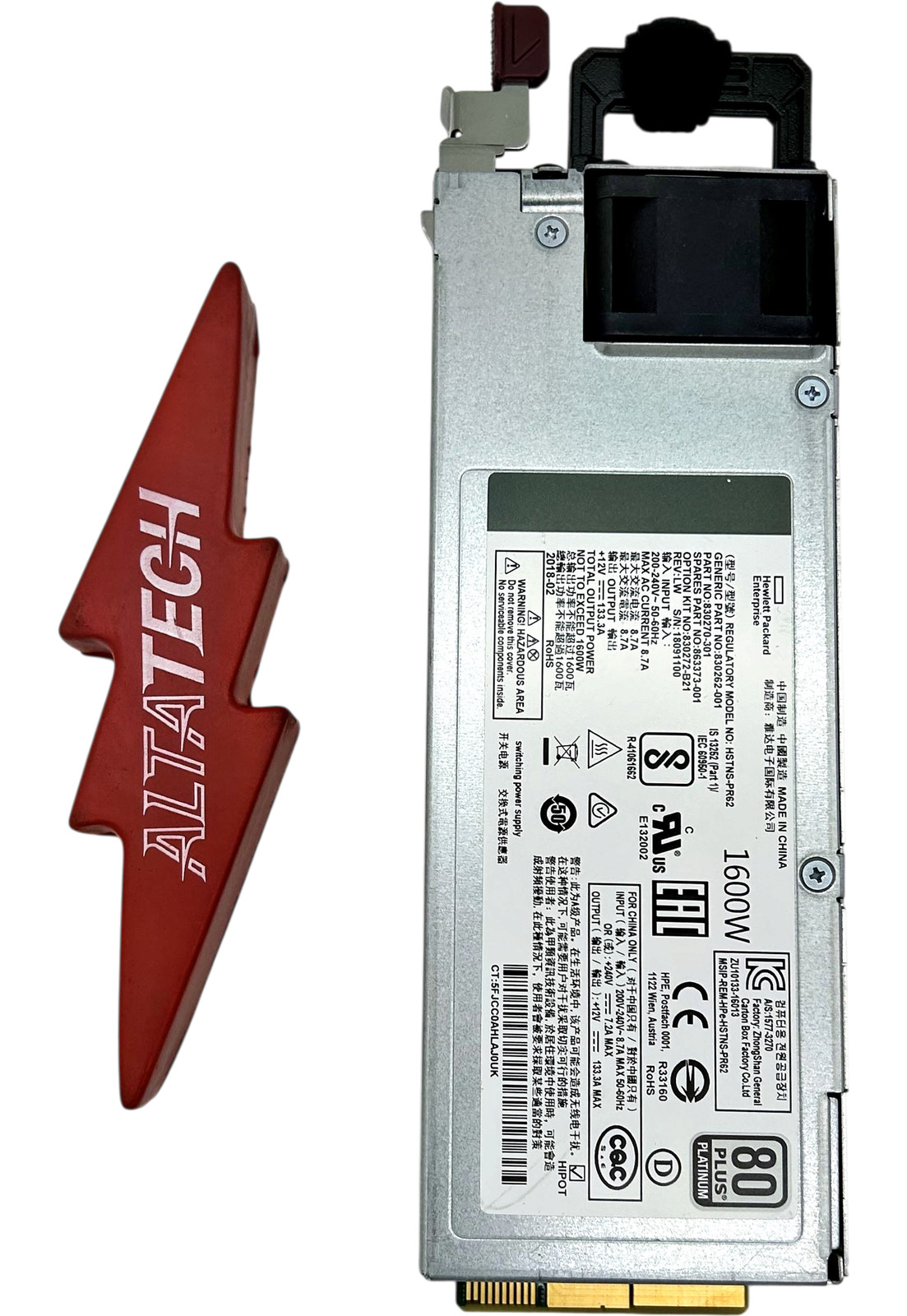 HP 863373-001 1600W FS LH Platinum Power Supply