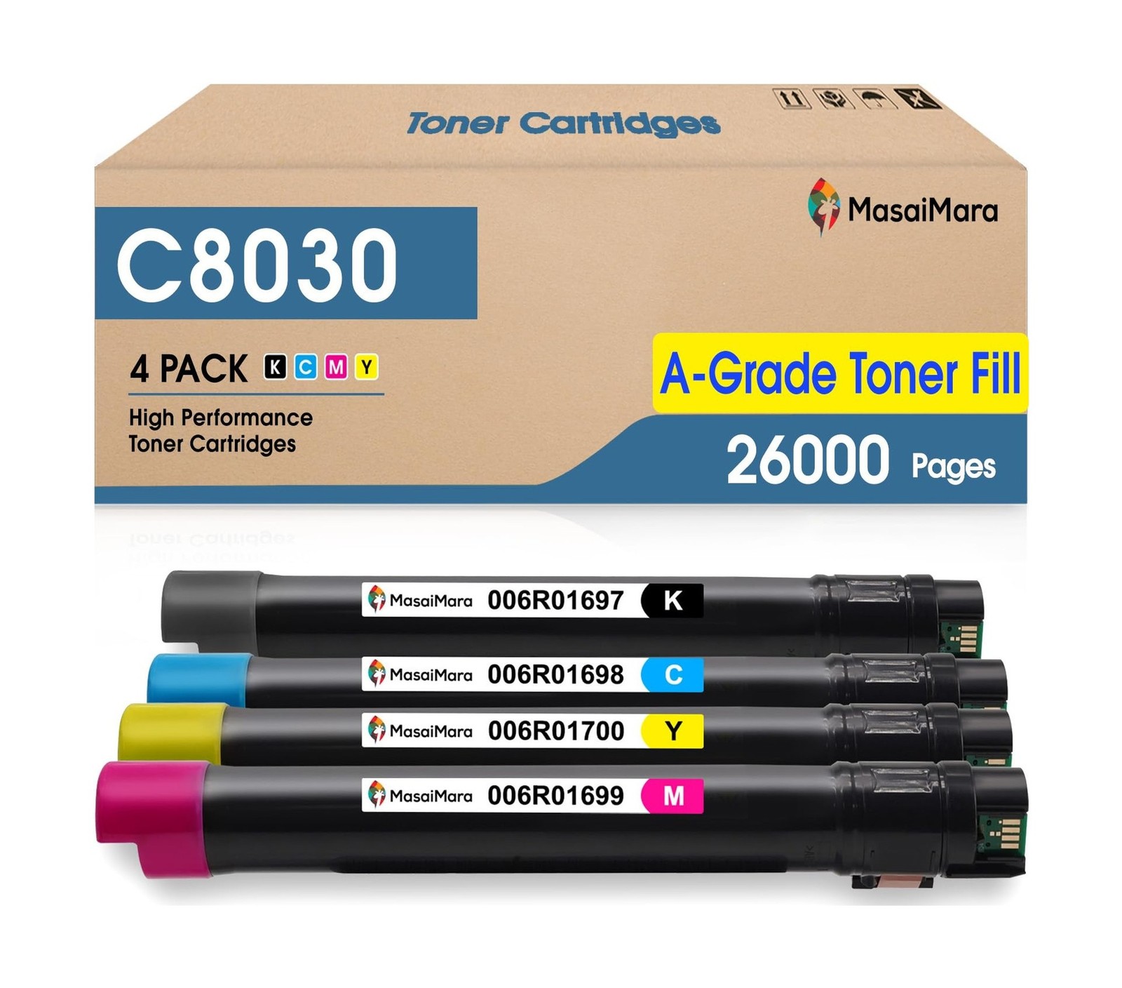 MasaiMara C8030 C8035 C8045 C8055 C8070 Compatible High Yeild Toner Cartridge...
