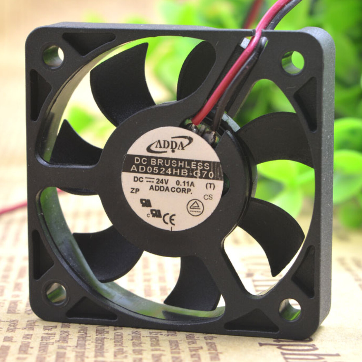 ADDA AD0524HB-G70 5010 24V 0.11A 2-wire Industrial Cooling Fan