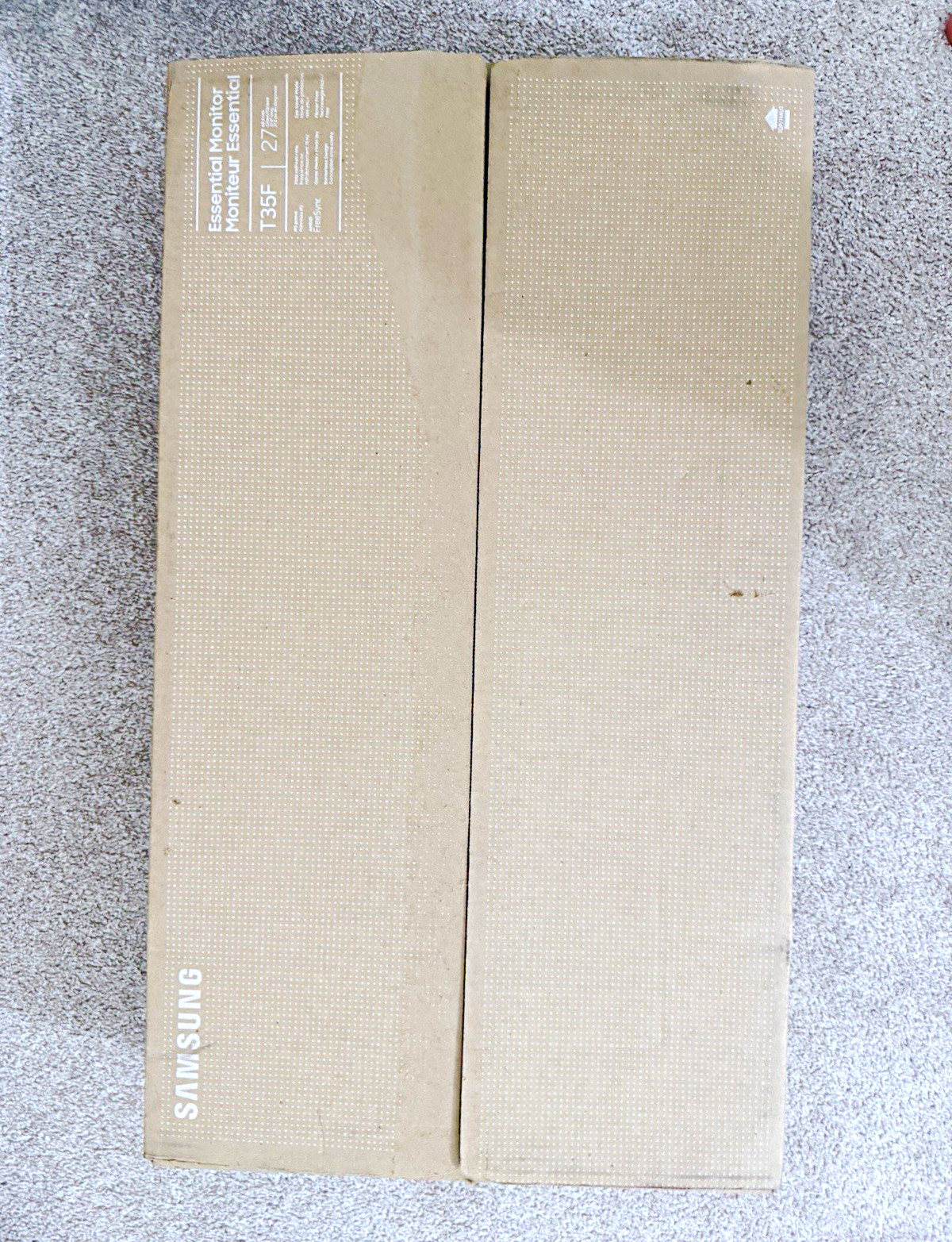 Samsung T35F 27in LCD FHD 1920x1080 75Hz 5ms Slim Bezel No power and HDMI acable