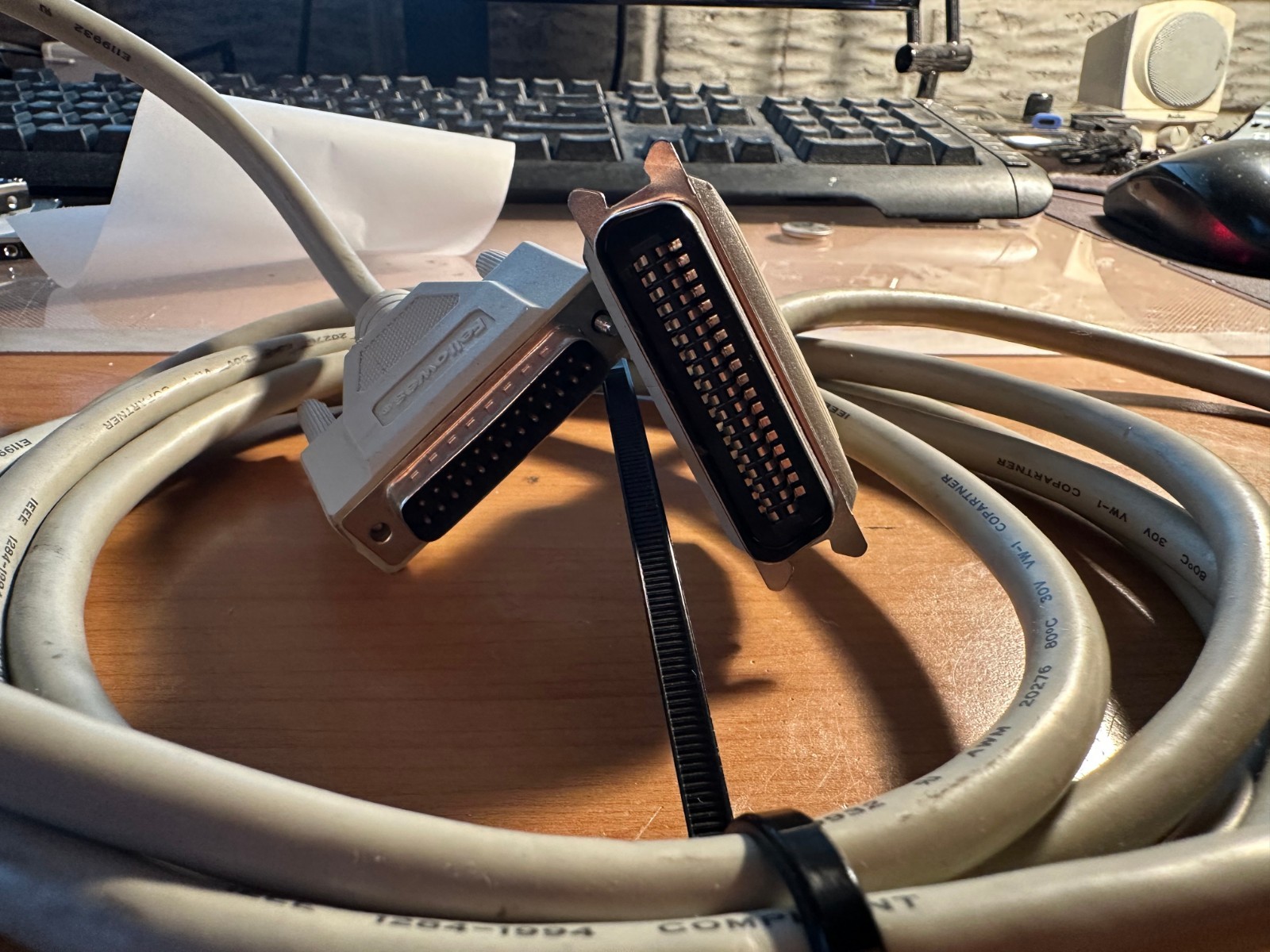10ft DB25 Parallel - CN36 BI-DIRECTIONAL Centronic Printer Data Cable IEEE-1284