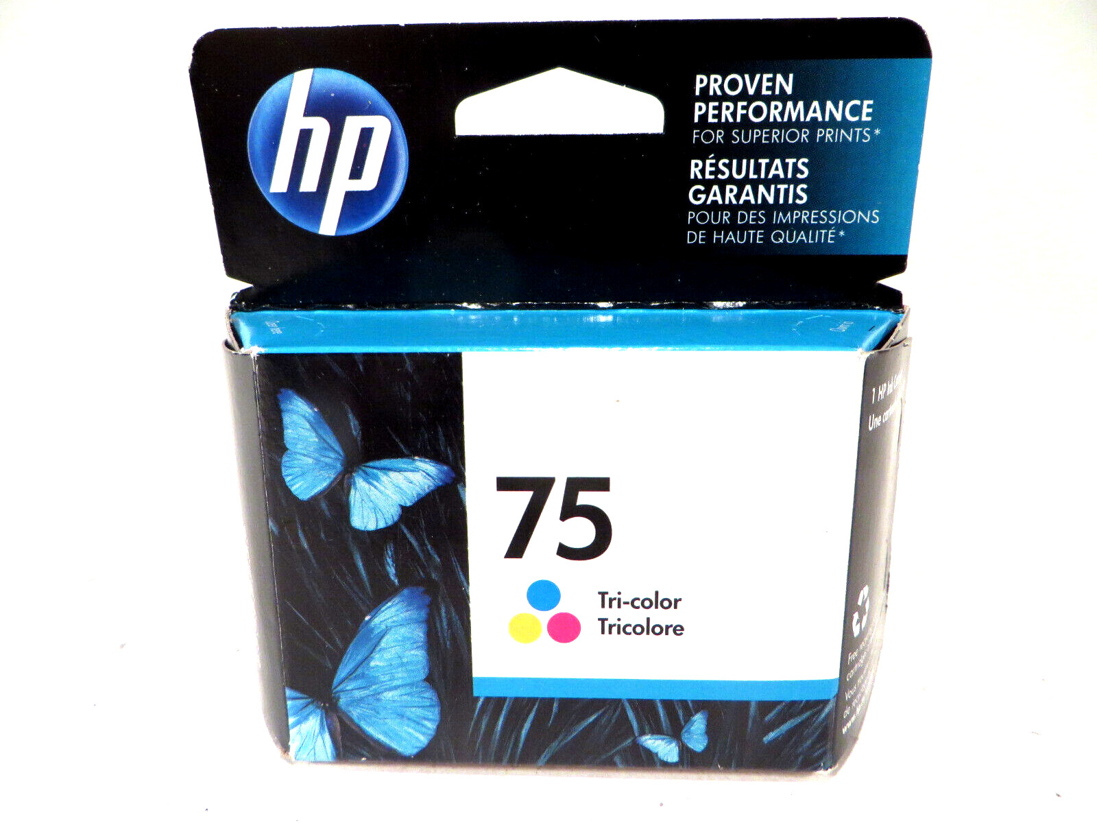 HP 75 Tri Color Ink Cartridge New Sealed Exp 2016