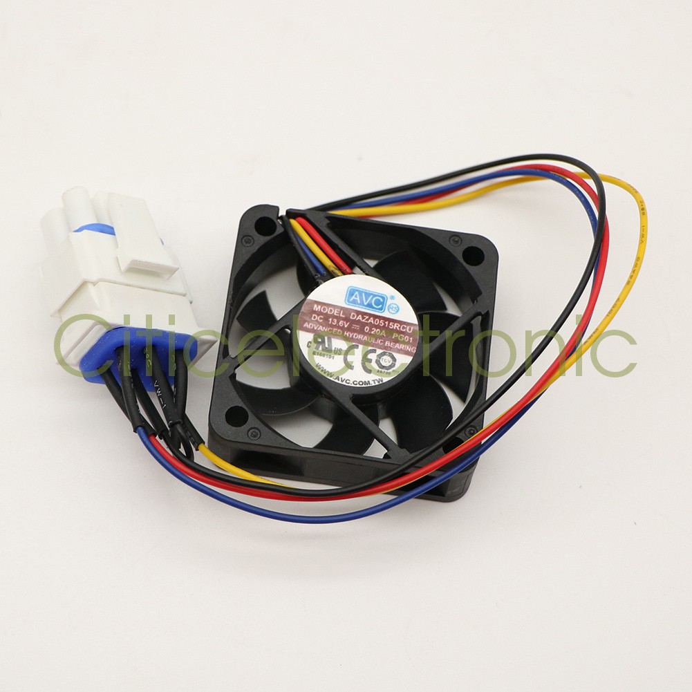1pcs AVC DAZA0515RCU DC13.6V 0.20A 5cm 50*15mm 5015 waterproof silent fan (male)