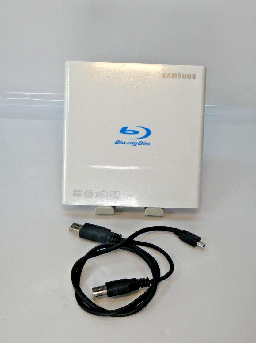 Samsung SE-506BB/TSBD Slim Portable USB Blu-ray Reader/Writer (White)