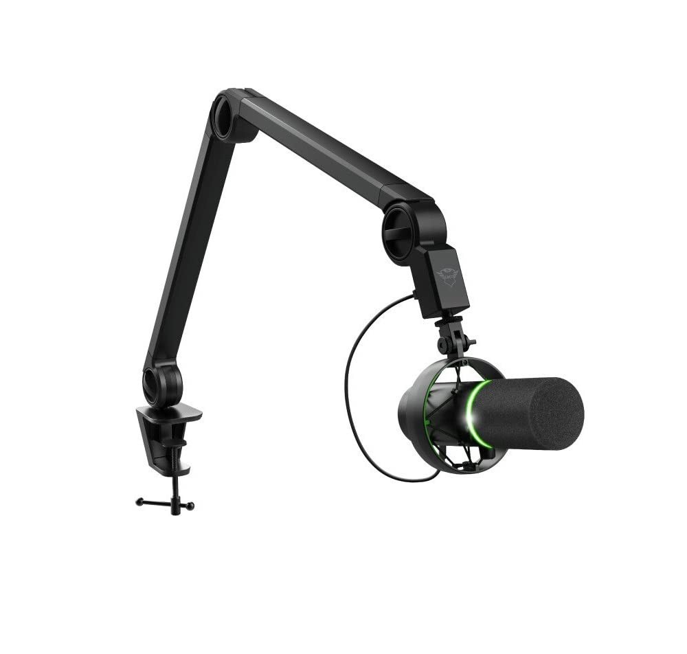 Trust Gaming GXT 255+ Onyx Professional Streaming Microphone with Arm, Black
