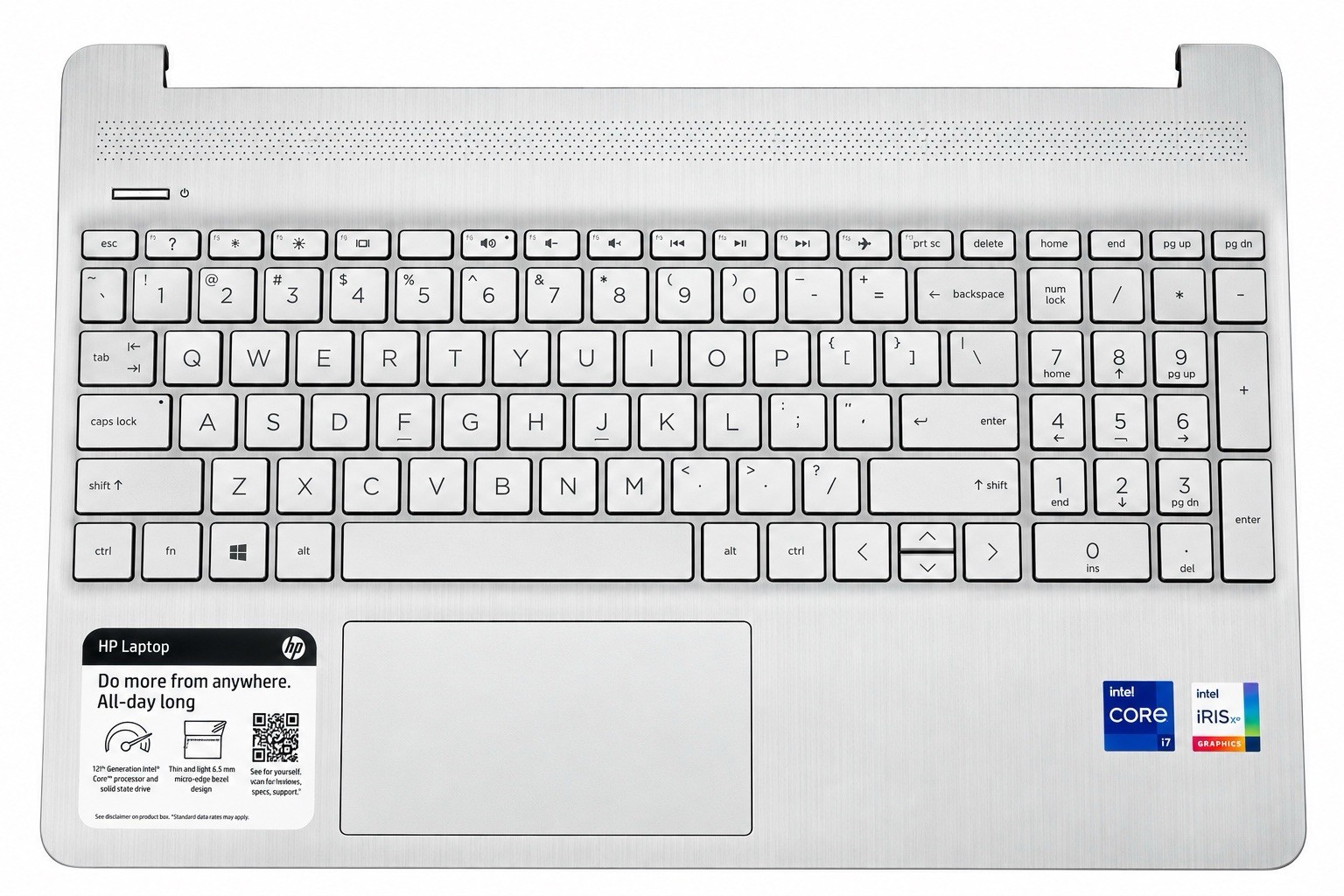 HP 15-DY 15-dy1027 15-dy5073dx 15-dy2032nr Laptop Palmrest w/Touchpad + Keyboard