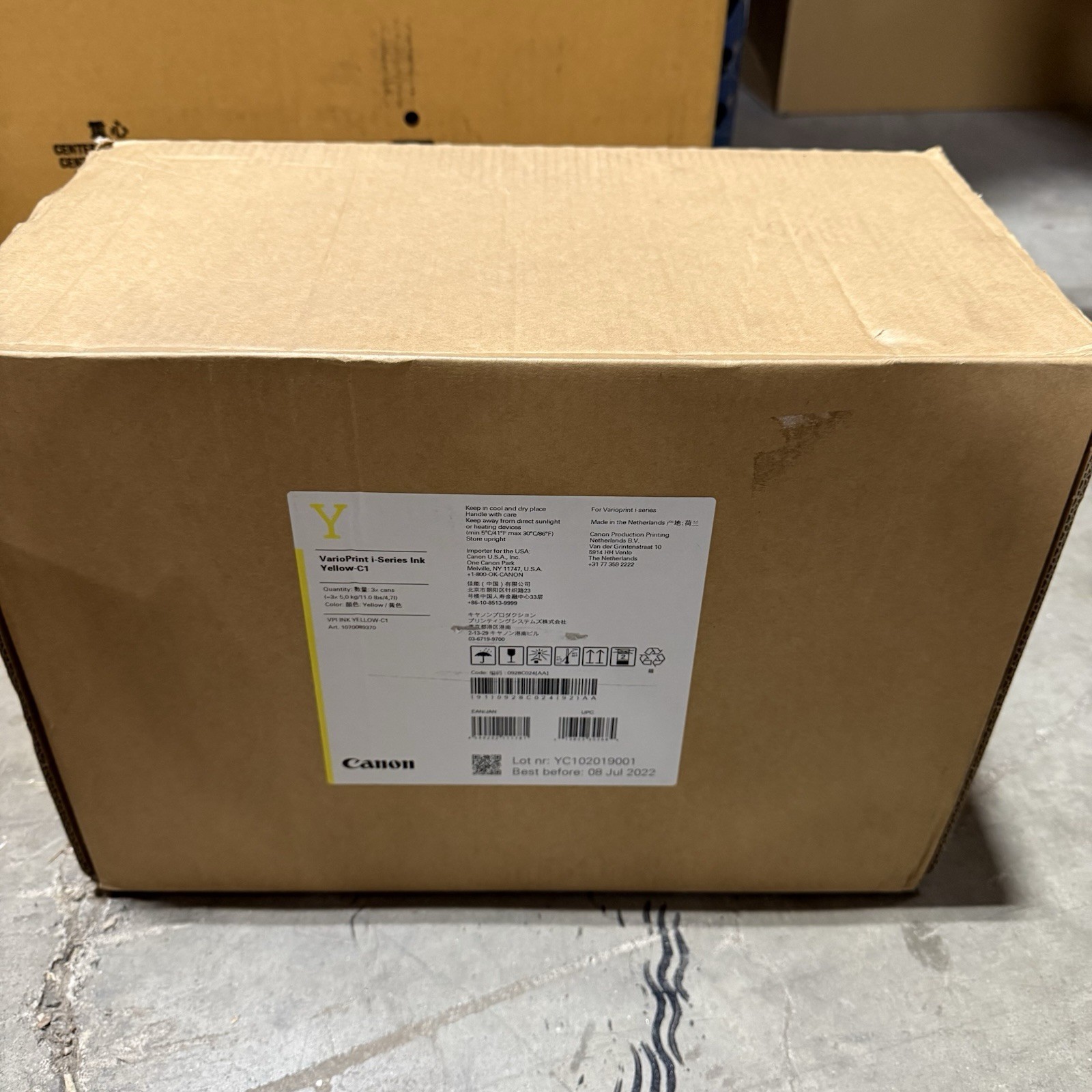 Canon 0928C024 / OCE 1070089370 Ink Yellow-C1 VarioPrint i200 VarioPrint i300
