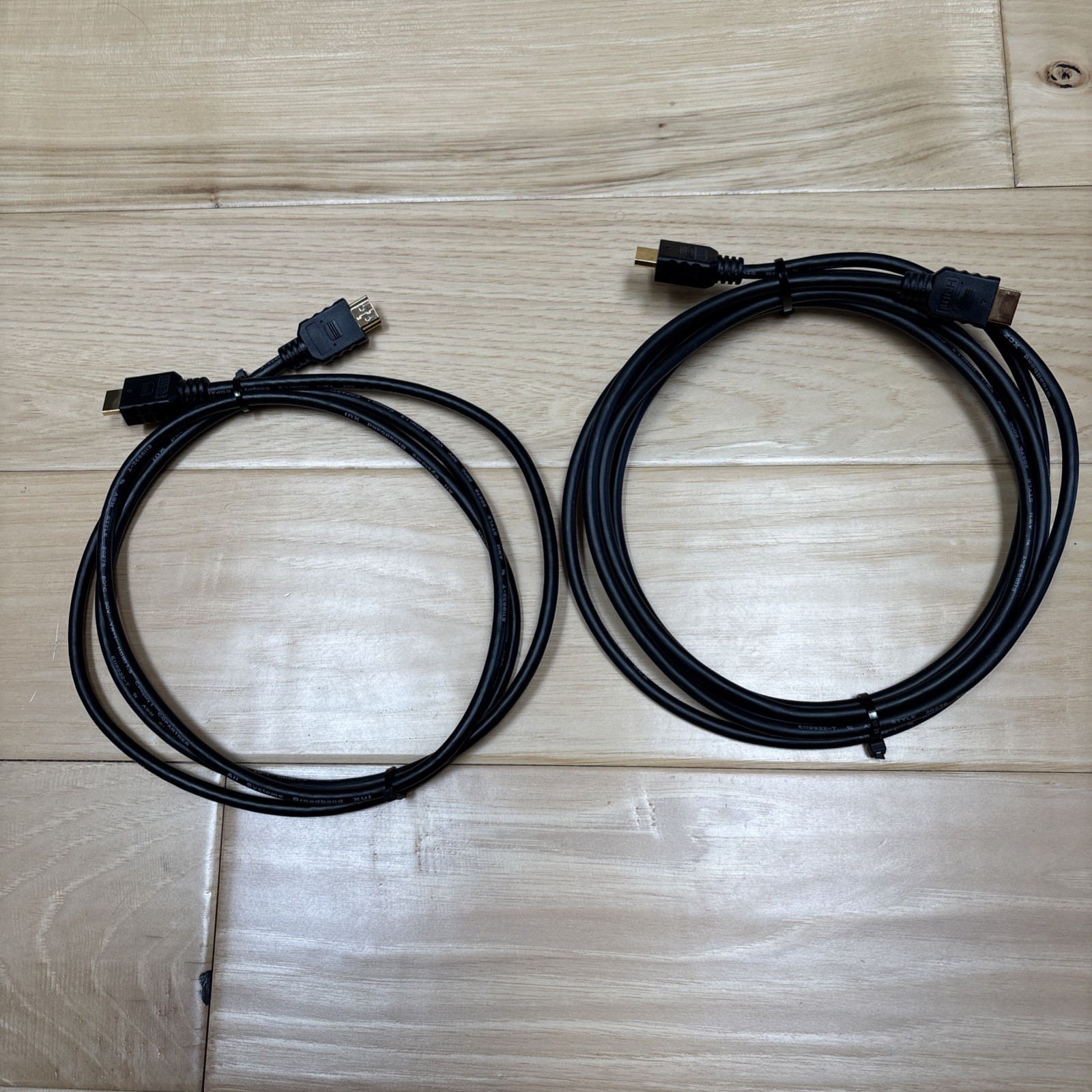 Lot of 2  PREMIUM GOLD HDMI 1.3 CABLES | 6 FT  & 10 FT | FOR PS3 HDTV 1080P