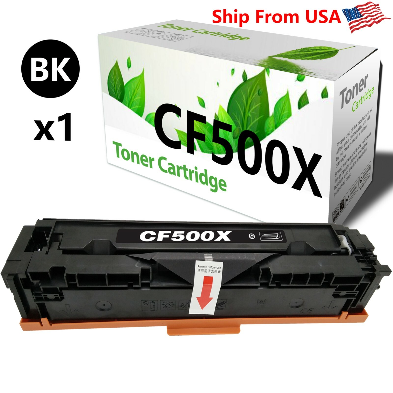 1 PACK 202X CF500X Toner Cartridge for HP Laser Jet Pro MFP M281fdw MFP M281