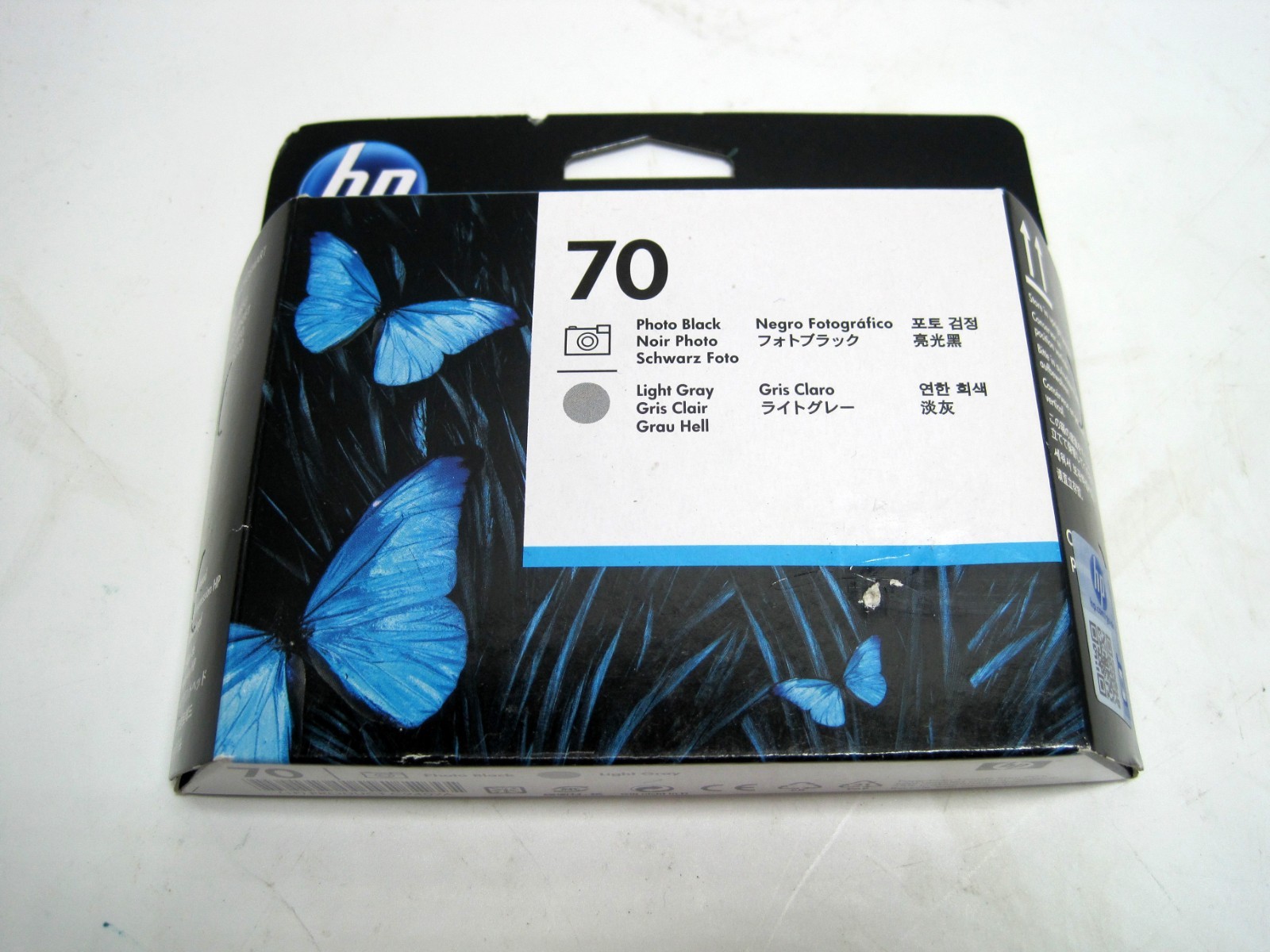 GENUINE HP 70 Photo Black/Light Gray PRINTHEAD DESIGNJET Z2100 C9407A EXP 2015