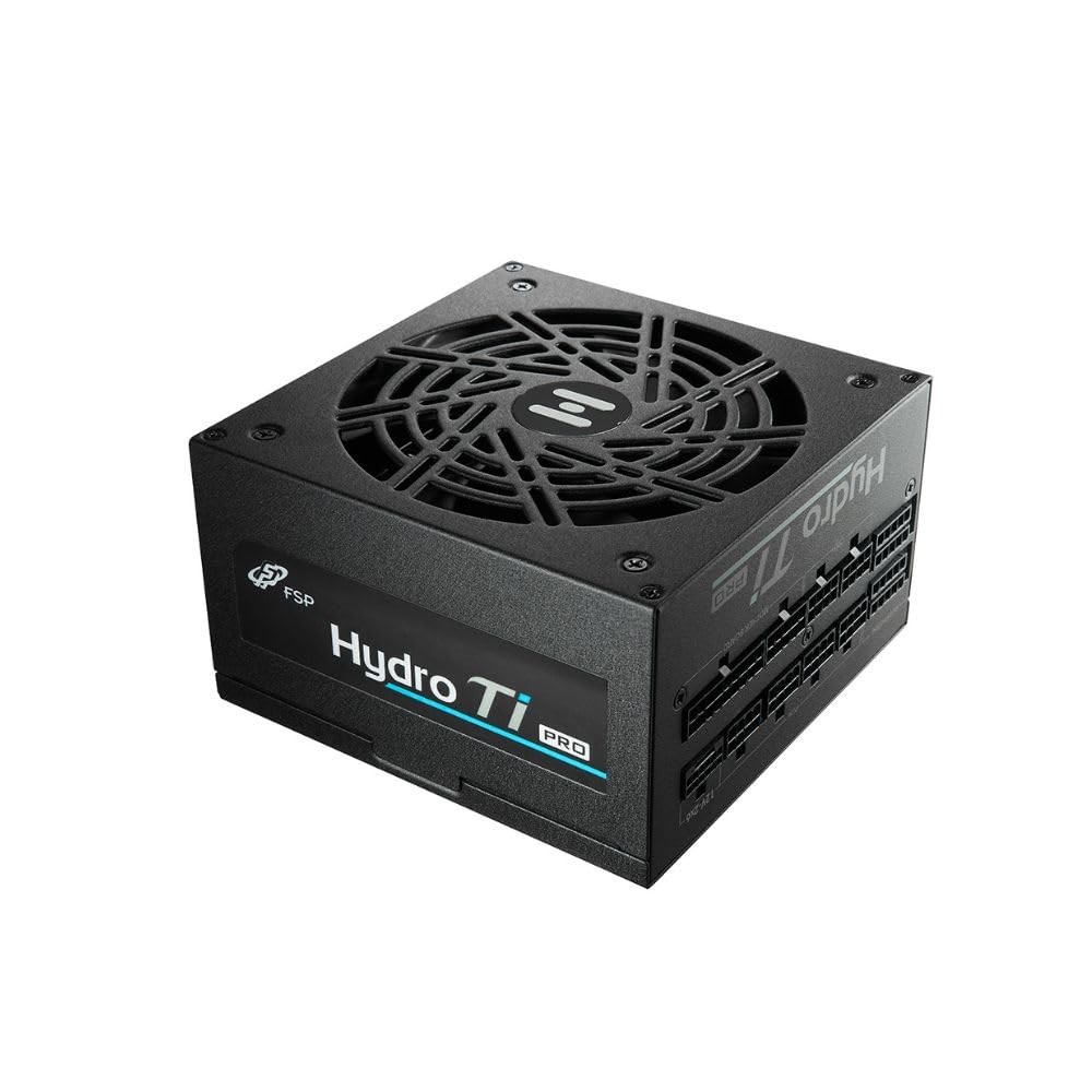 FSP Hydro Ti PRO 1000W Power Supply, ATX3.1 PCIe 5.1 Ready, 80 Plus & Cybenet...