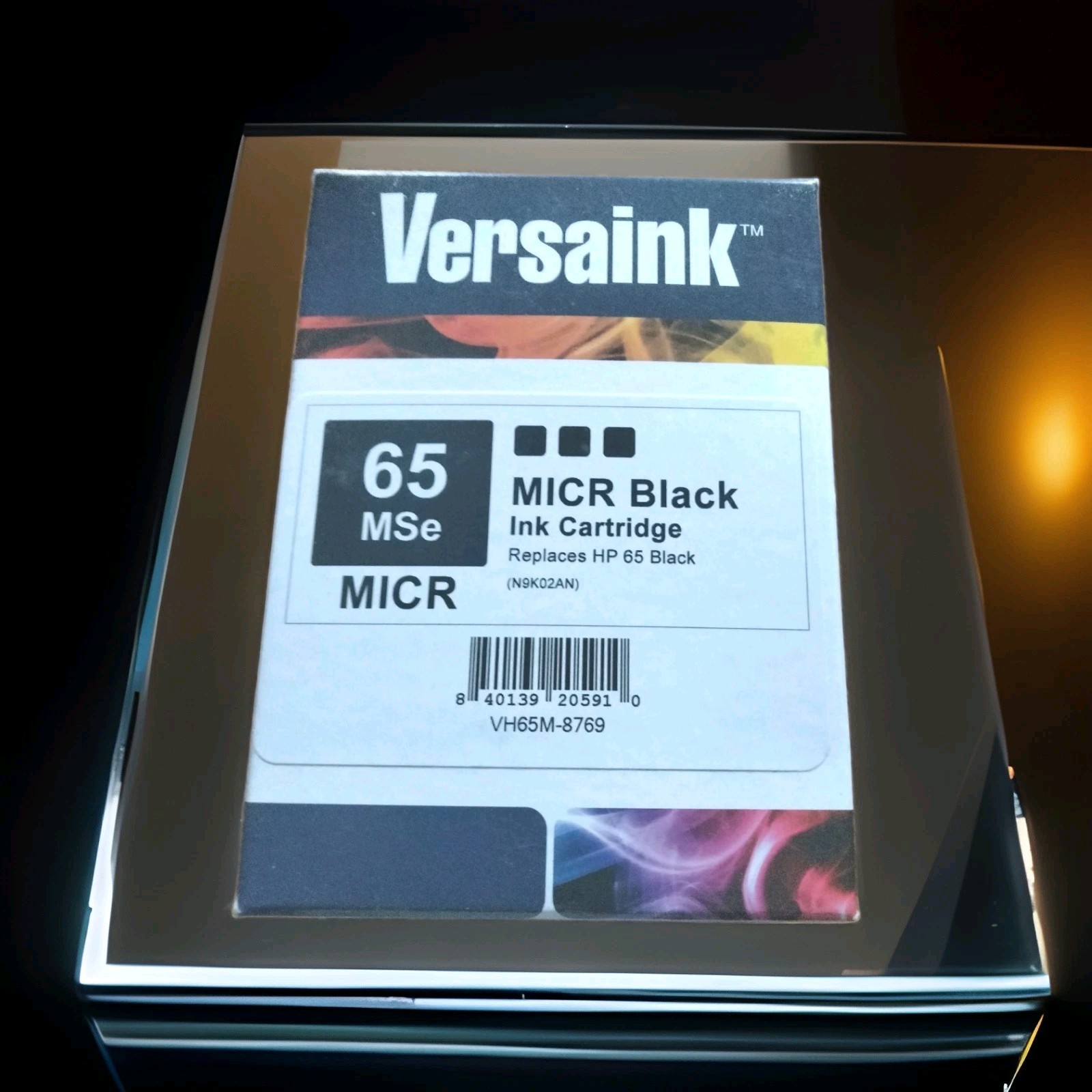 VersaInk 65 MSe MICR Ink Cartridge Black for HP 65 (N902AN)
