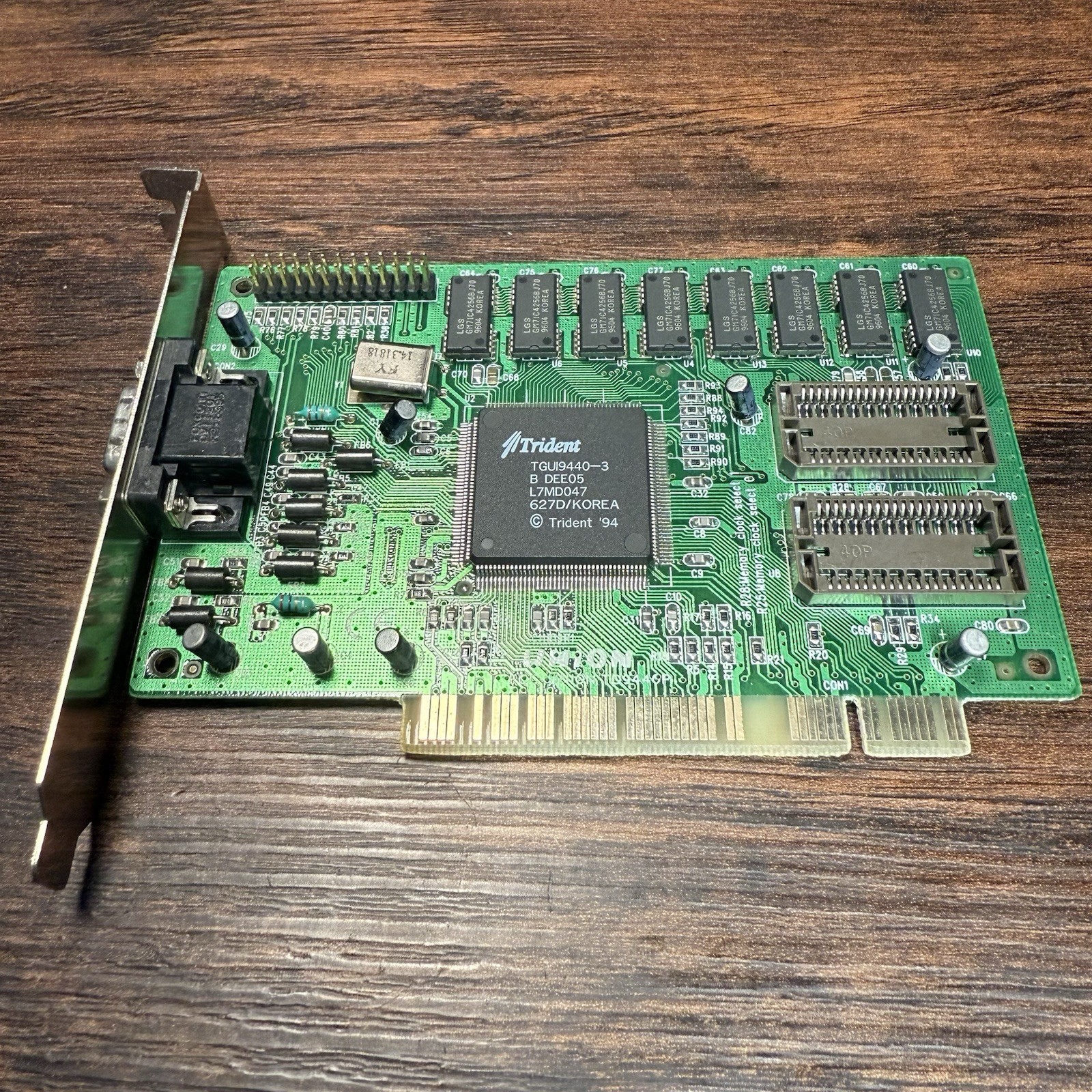 Union TWN7390 Trident TGUI9440-3 1MB PCI VGA Video Card | DOS/Win9x