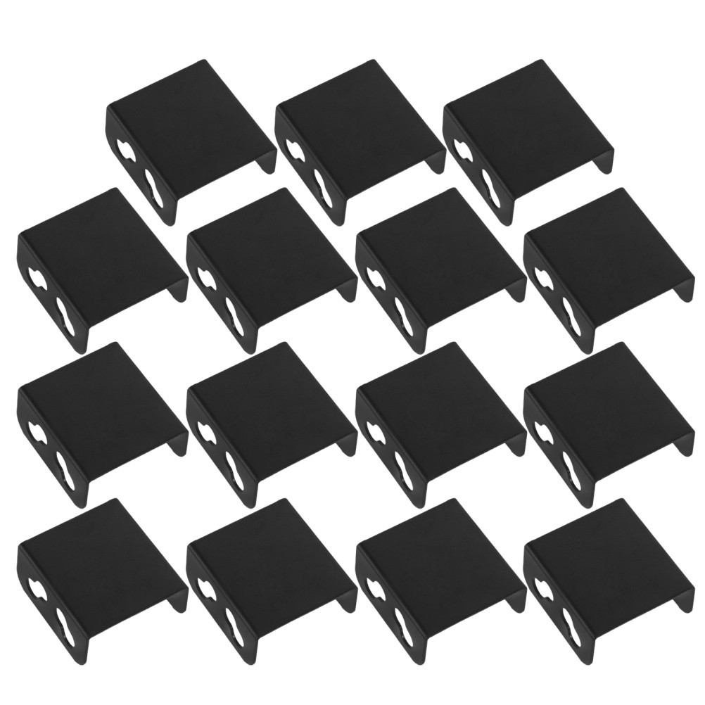 Dual Fan Mount Rack Black Iron Computer Radiator Fan Holder Cooling Support