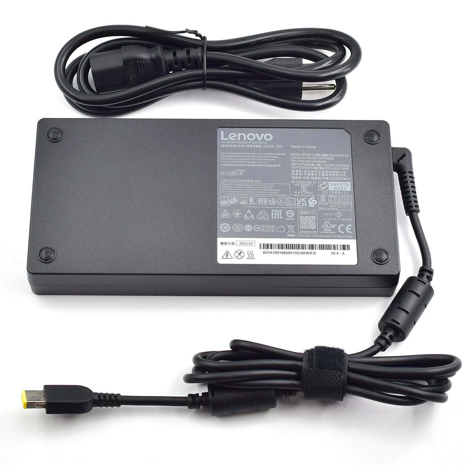 300W AC Adapter Charger for Lenovo ThinkPad R7000P Y7000P Legion 5i/7 Pro 20V15A