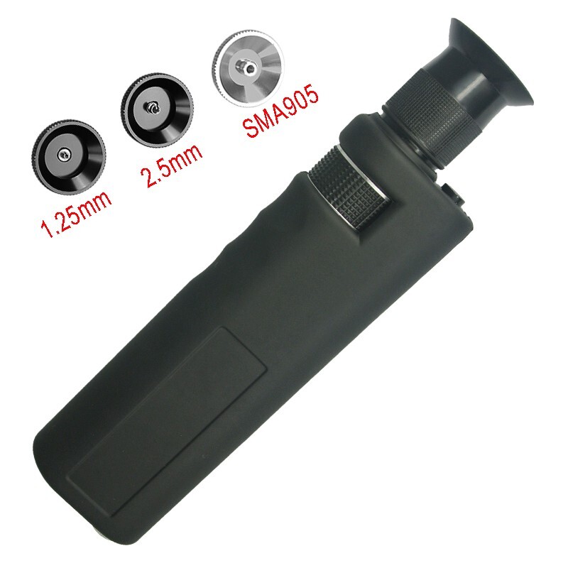 400x Optic Fiber Inspection Microscope 1.25/2.5mm SMA905 Optical Fiber Connector