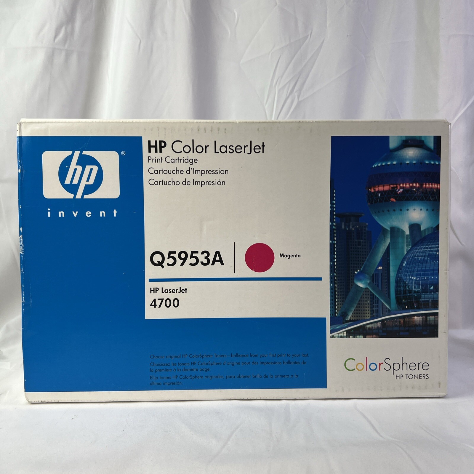 Genuine Original  HP COLOR LASER JET  HP4700  Q5953A MAGENTA SEALED