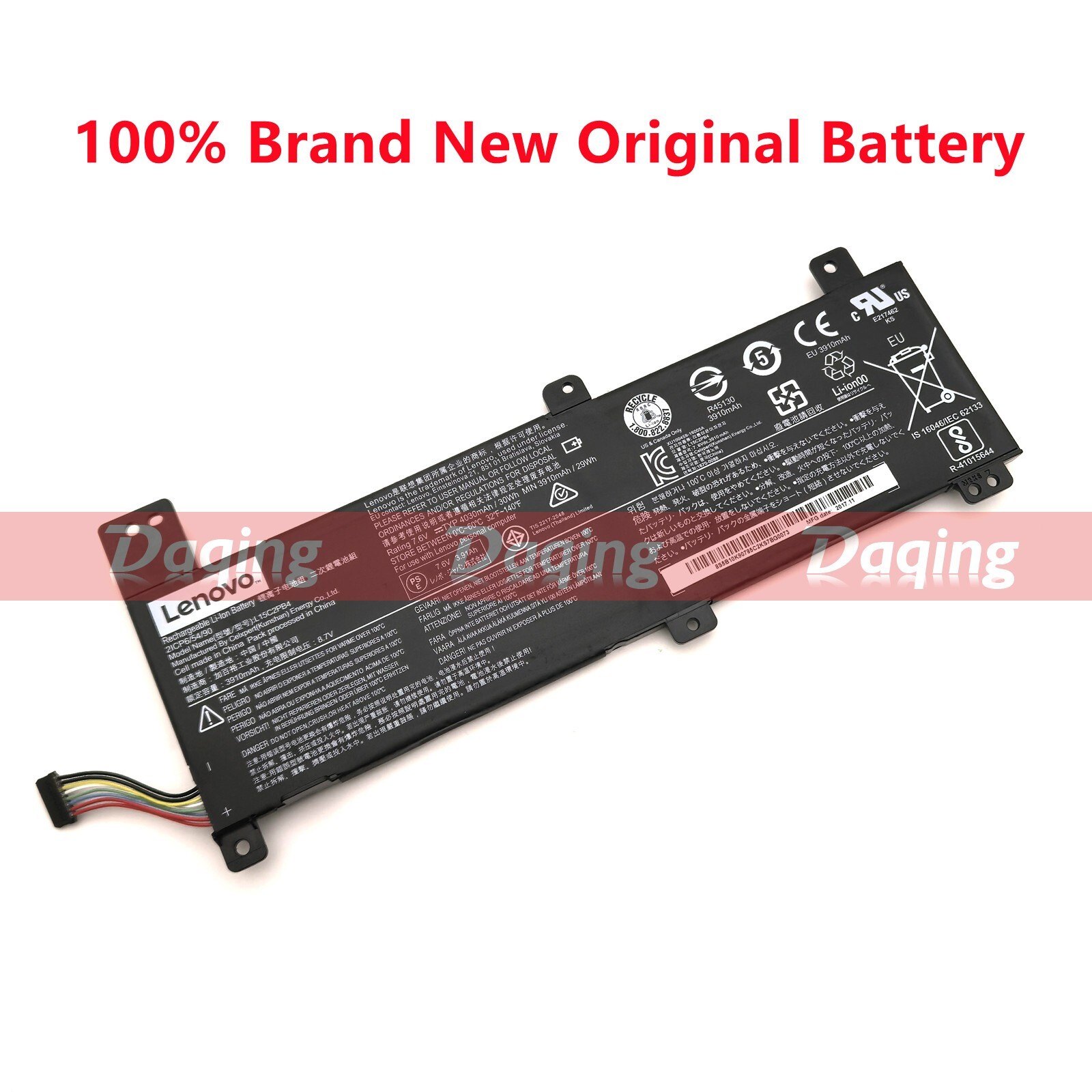 New Original L15L2PB2 L15M2PB2 L15M2PB4 Battery for Lenovo IdeaPad 310-14IKB
