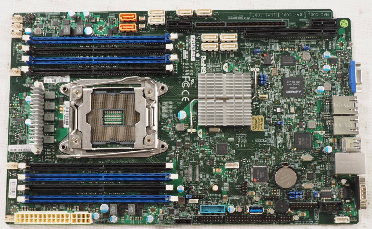 SuperMicro X10SRW-F-NI22 LGA2011 8-DIMM DDR4 Server Motherboard