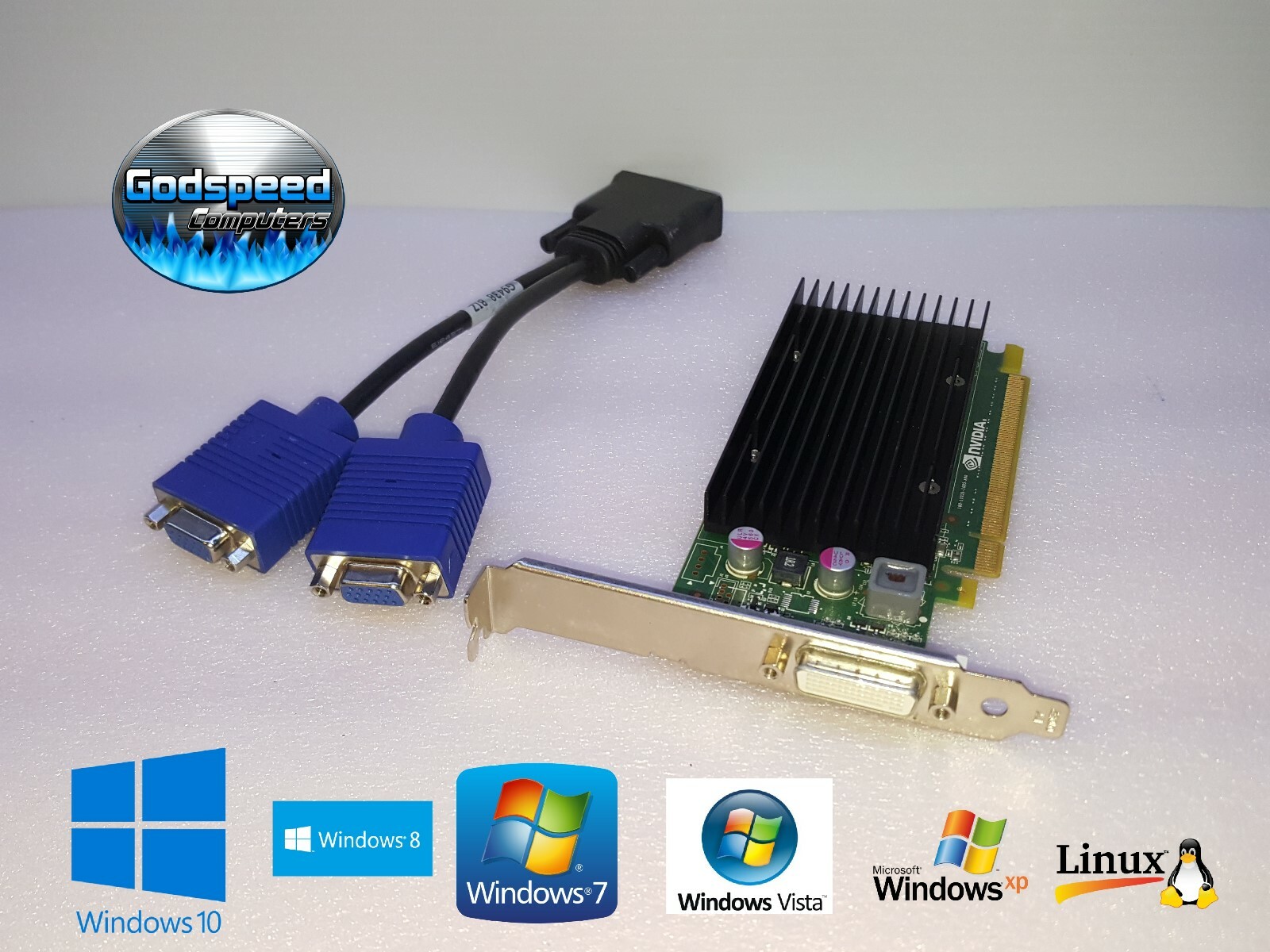 HP Pavilion p6604f p6604y p6607c p6610f NVIDIA Dual Monitor Video Card