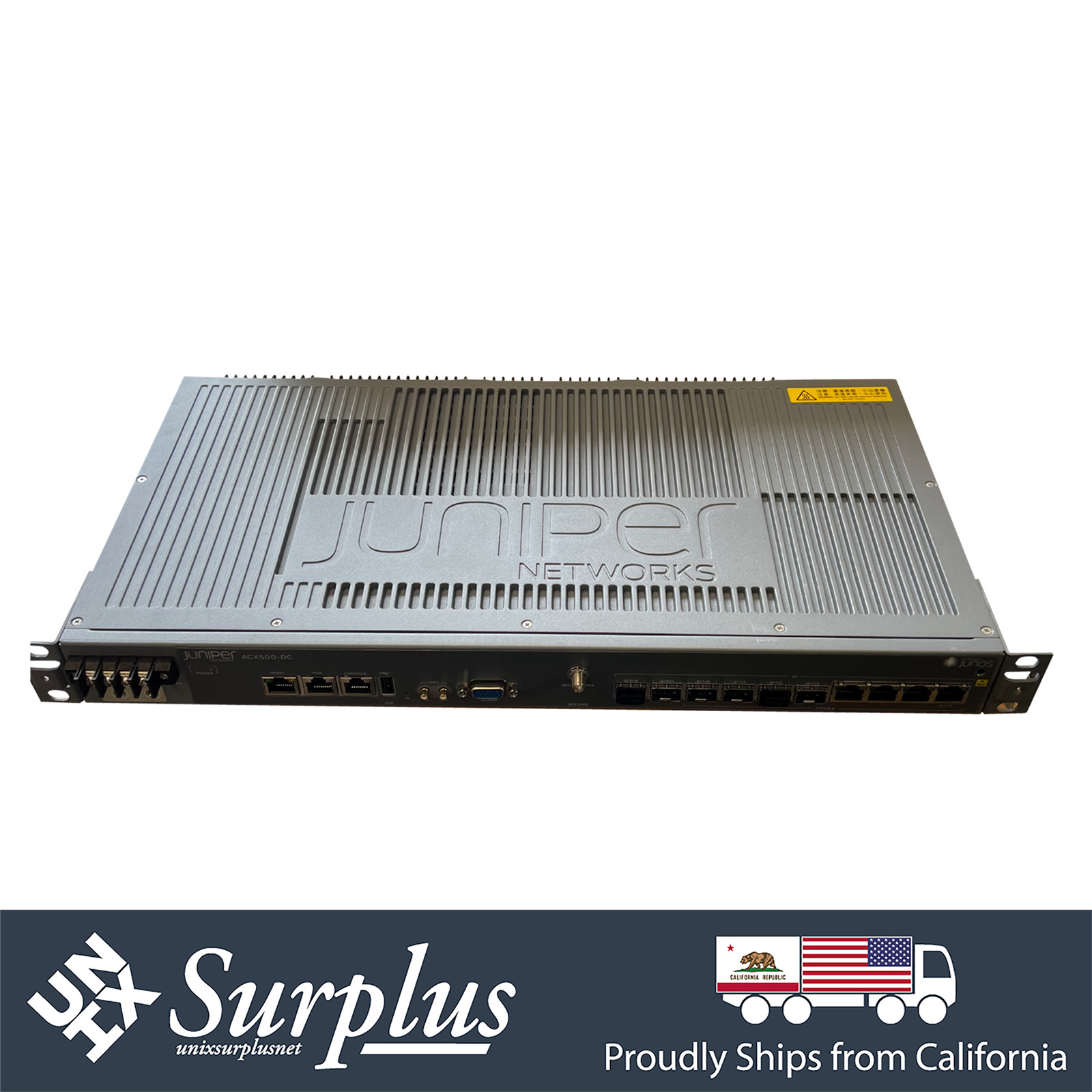 Juniper ACX500-DC 4x 1GbE Combo Ports  2x 1GbE SFP 60Gbps MPLS Fanless Router