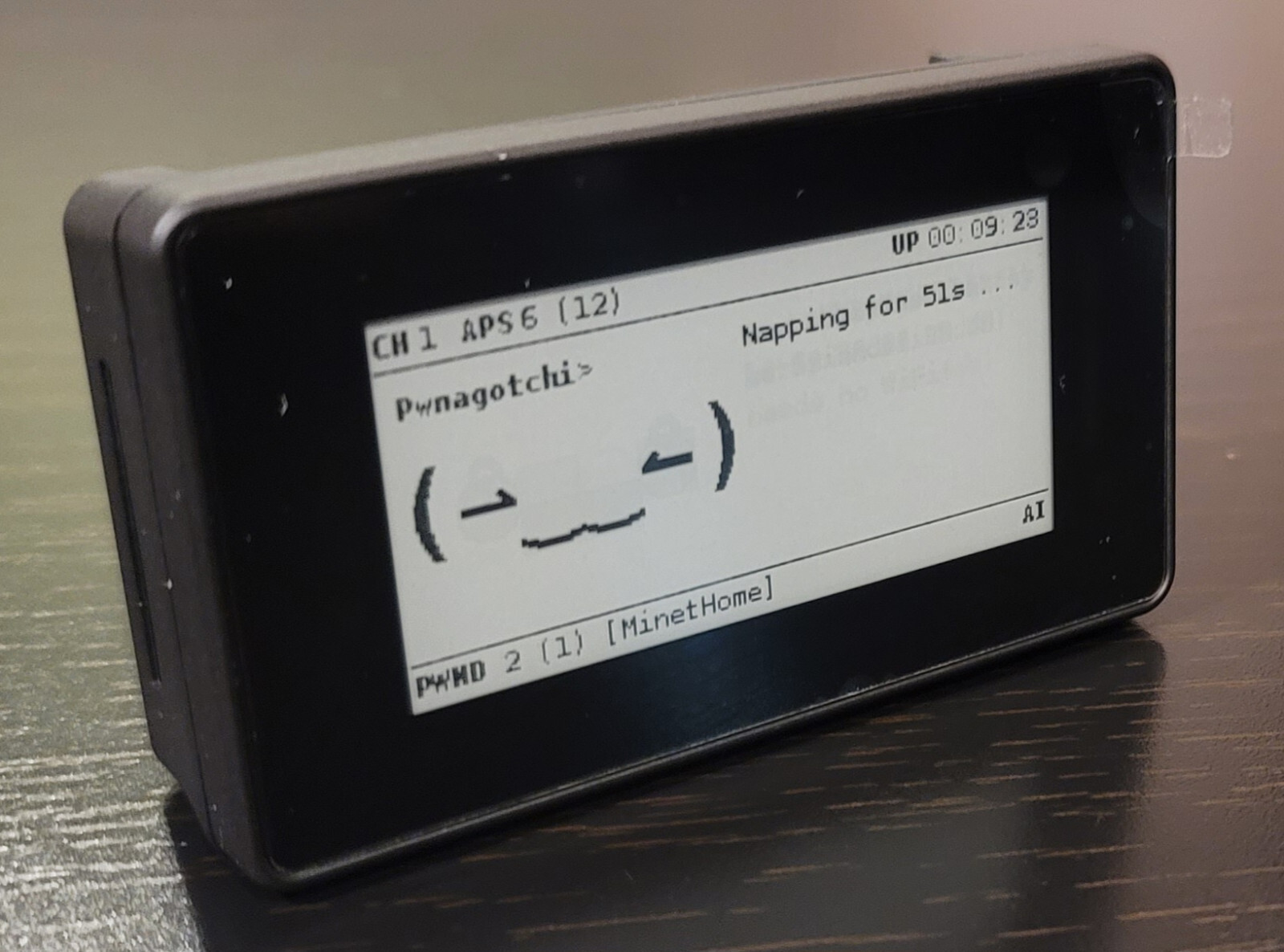 Pwnagotchi Digital WiFi Pet
