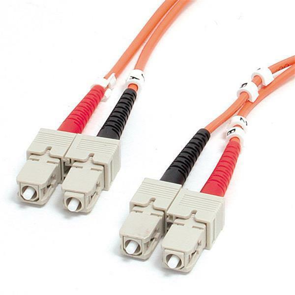 Pack of 3: 10 Meter SC / SC Multimode Duplex 50/125 Fiber Cable