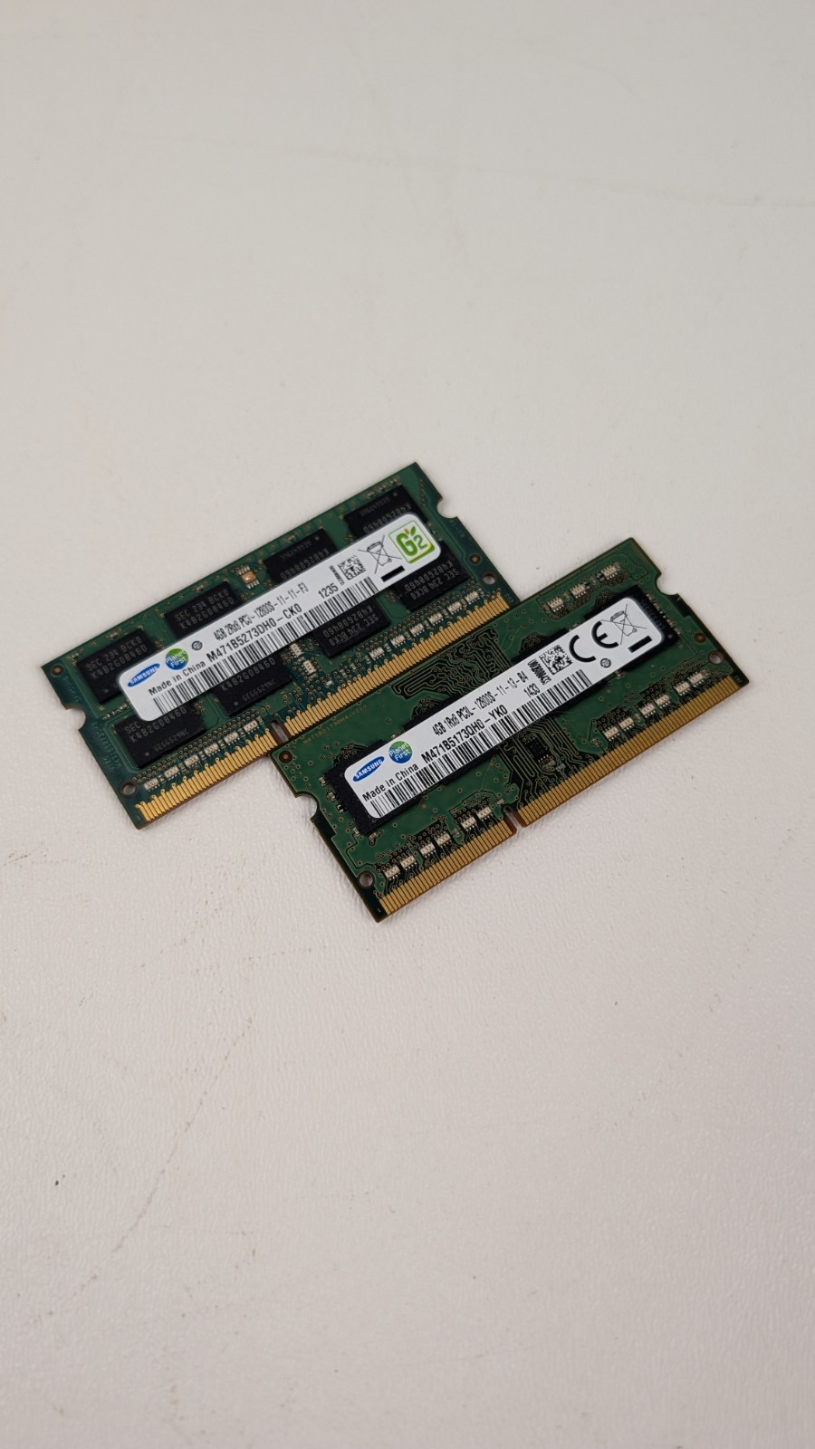 Samsung 8gb (2x 4gb sticks) PC3 112800s laptop memory SO-DIMM *MIXED