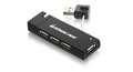 IOGEAR GUH285W6 4-Port USB 2.0 Hub GUH285W6, 480Mbps, Black, Windows 2K, ~E~